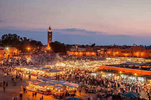 Jemaa el-Fna Square at Night