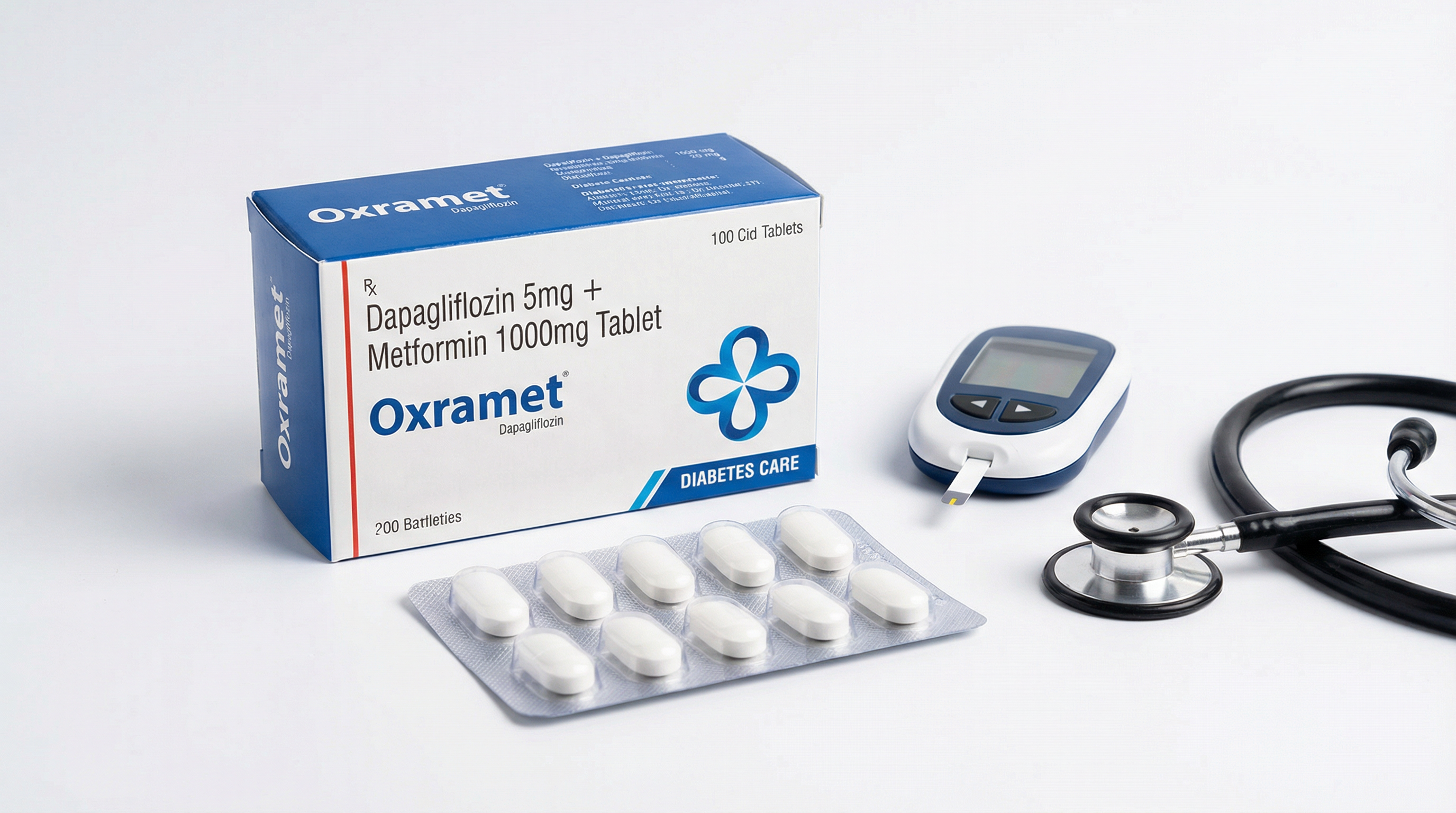 옥스라메트(oxramet) 당뇨부터 안과 합병증 예방까지! 14 옥스라메트 5mg/1000mg 패키지와 알약의 모습. 당뇨 관리의 든든한 동반자입니다.