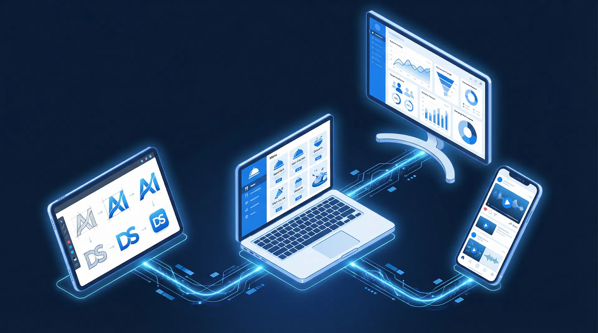 Serviços digitais criados com IA