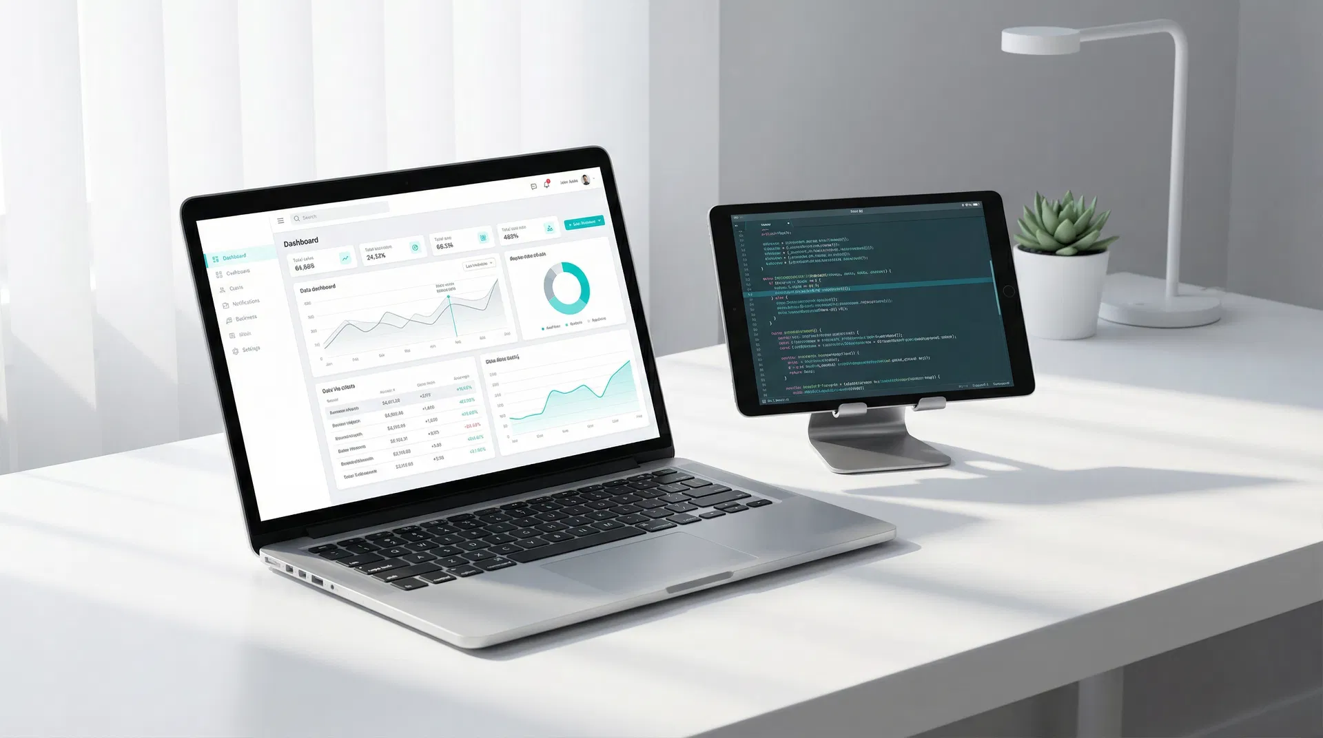Dashboard de auditoria tecnológica mostrando métricas e análises