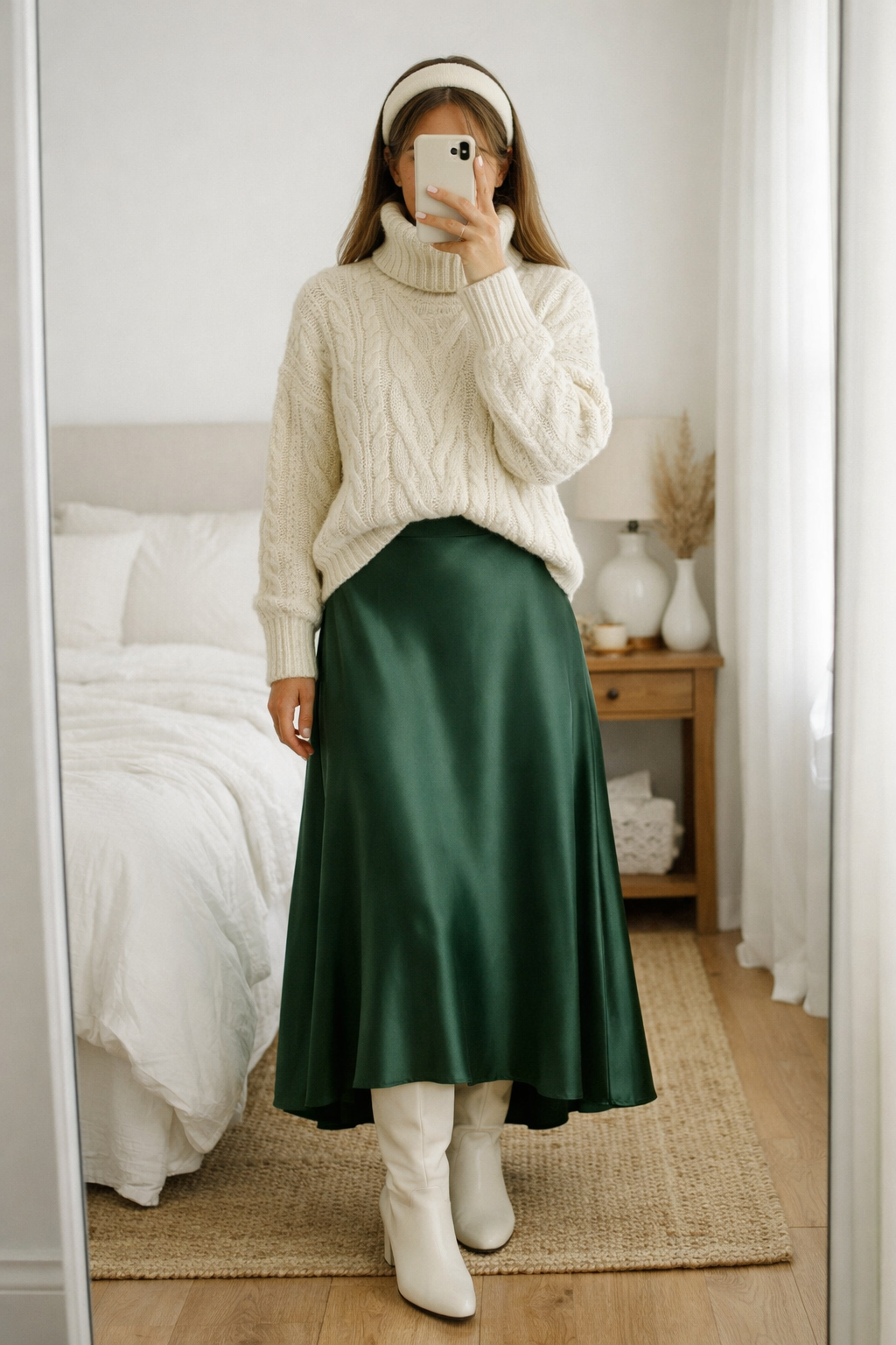 Feminine Edge Winter Brunch Outfit