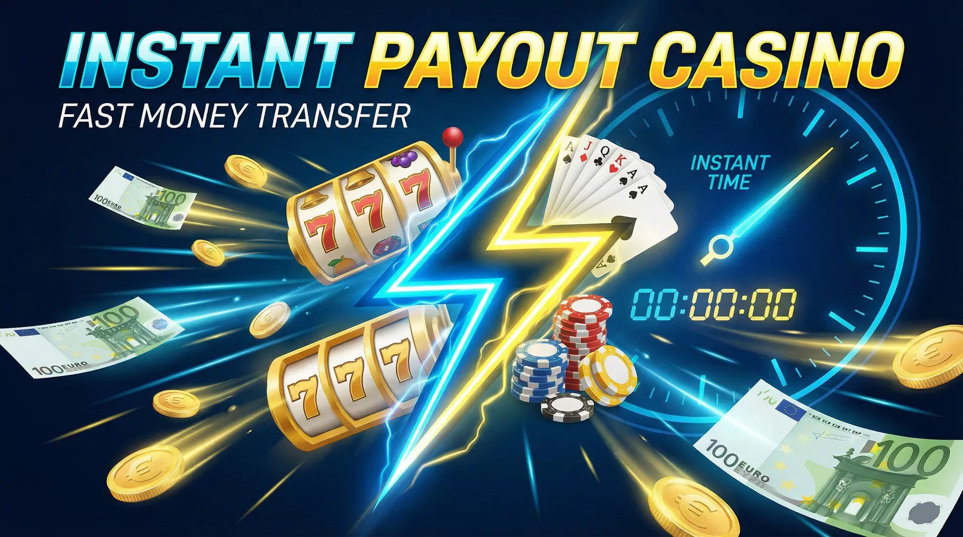 Casino mit Sofortauszahlung 2026 ⚡ Blitzschnelle Gewinne