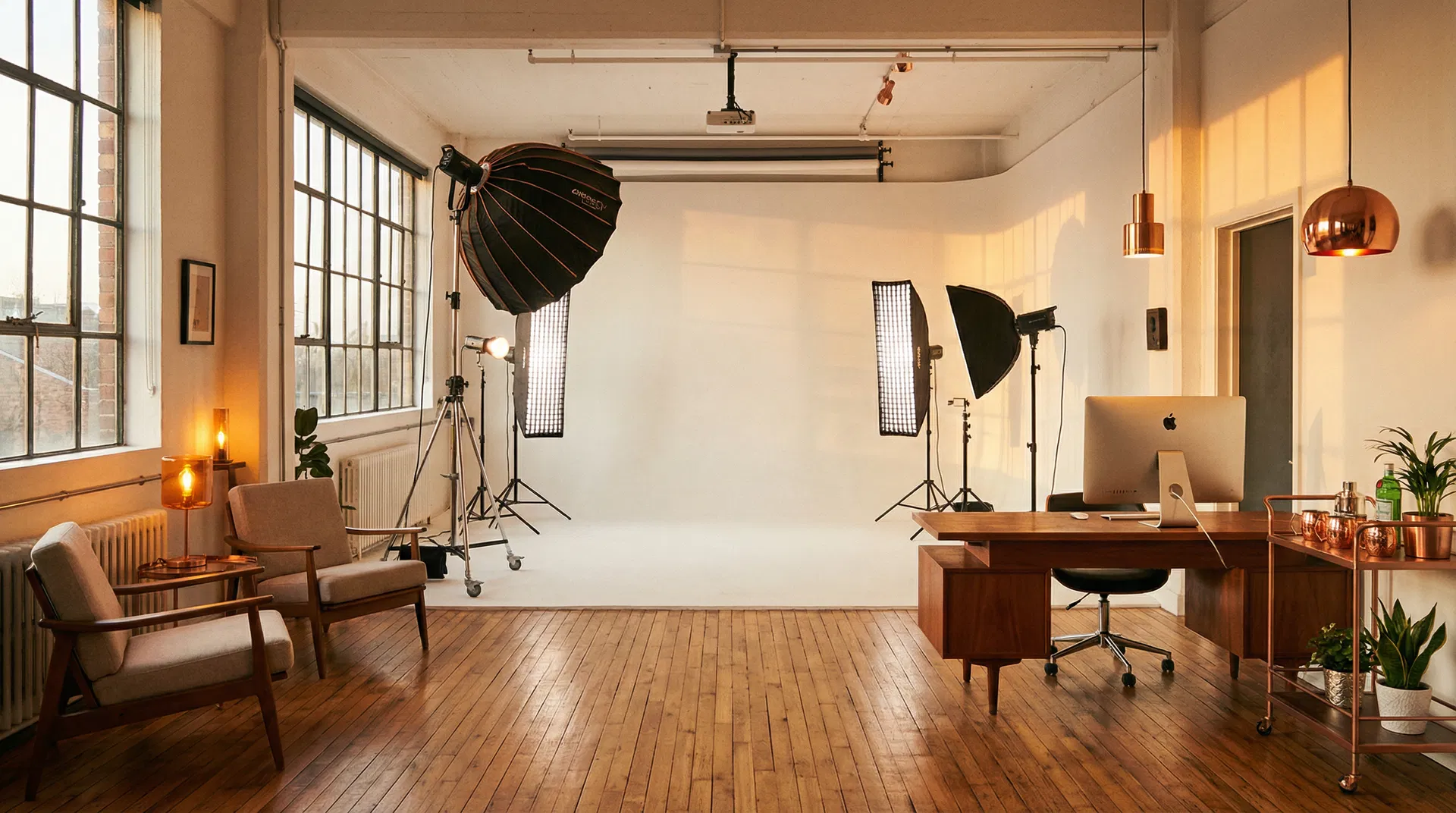 Professional photography studio