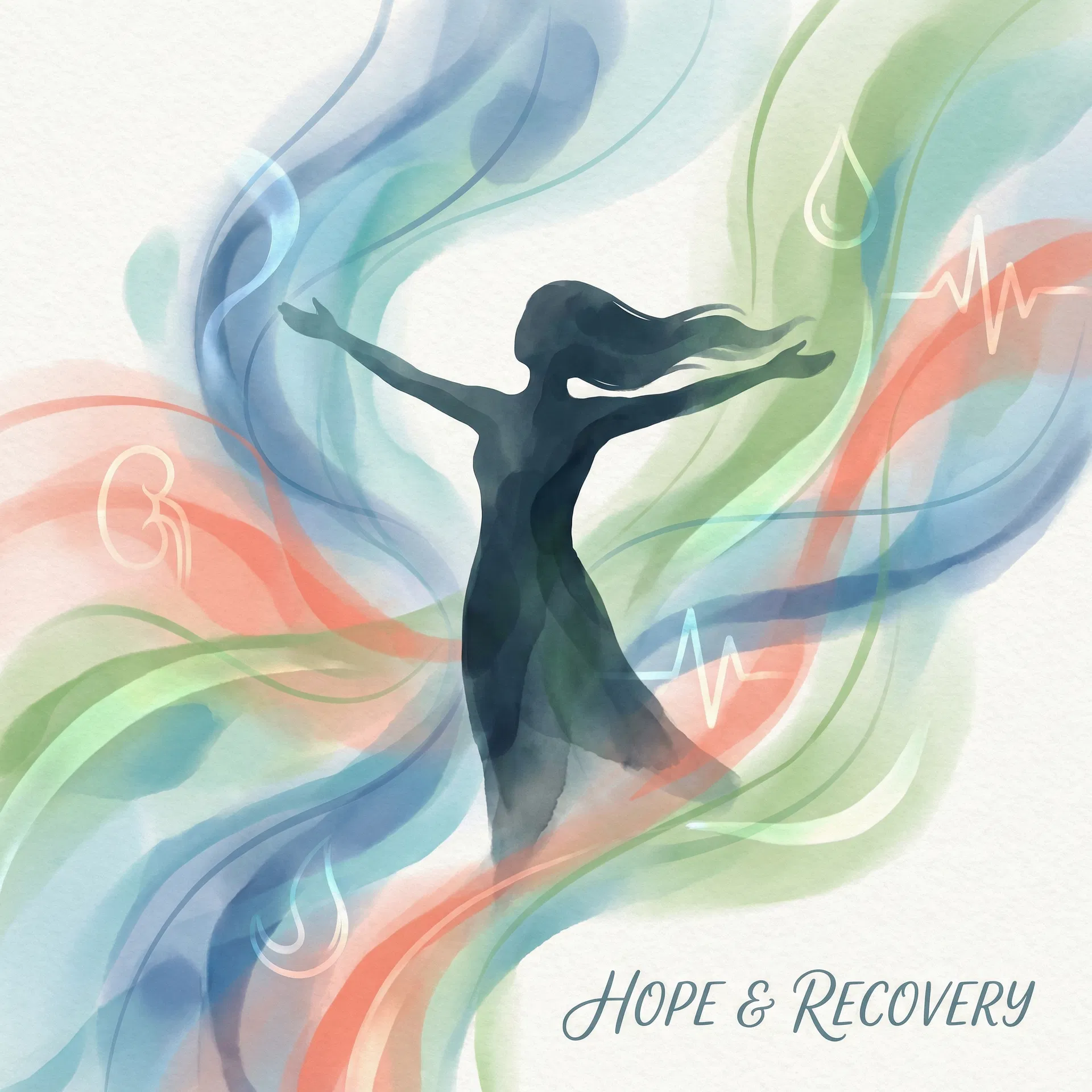 Ilustração de esperança e recuperação
