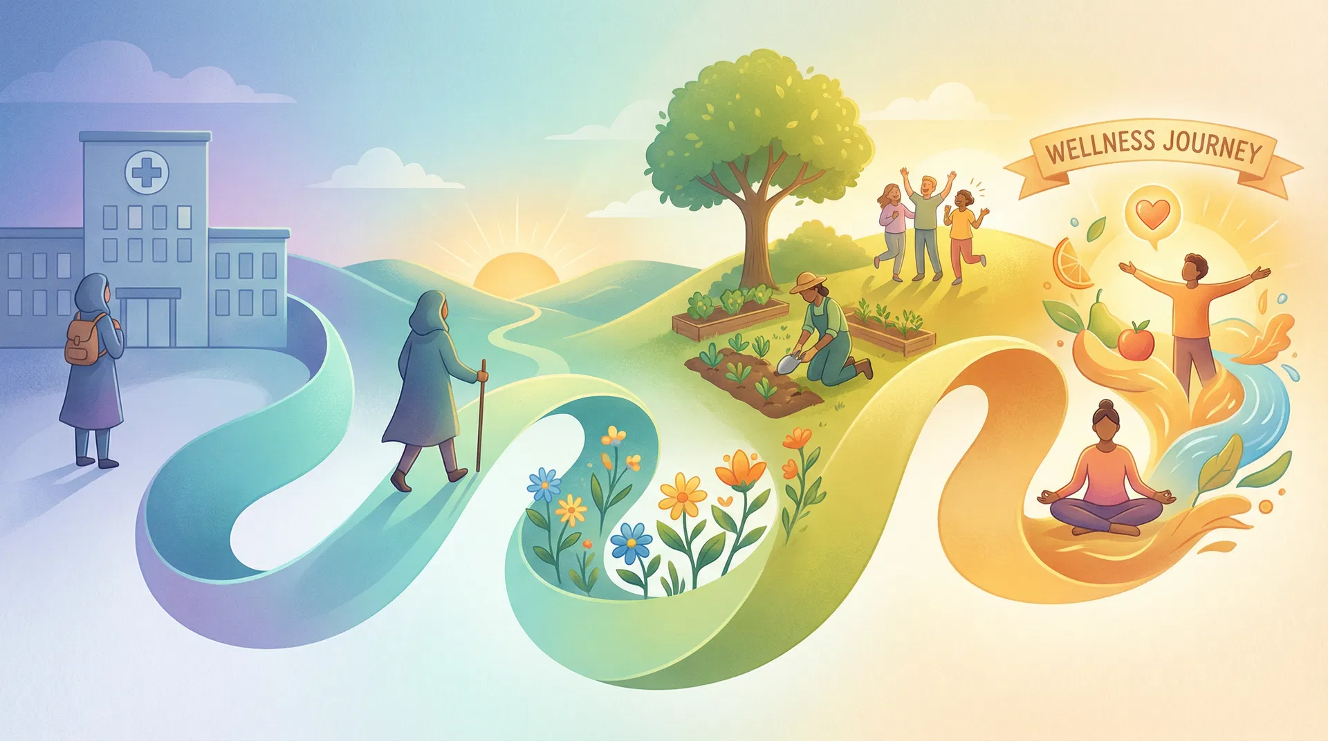 Jornada de bem-estar e recuperação