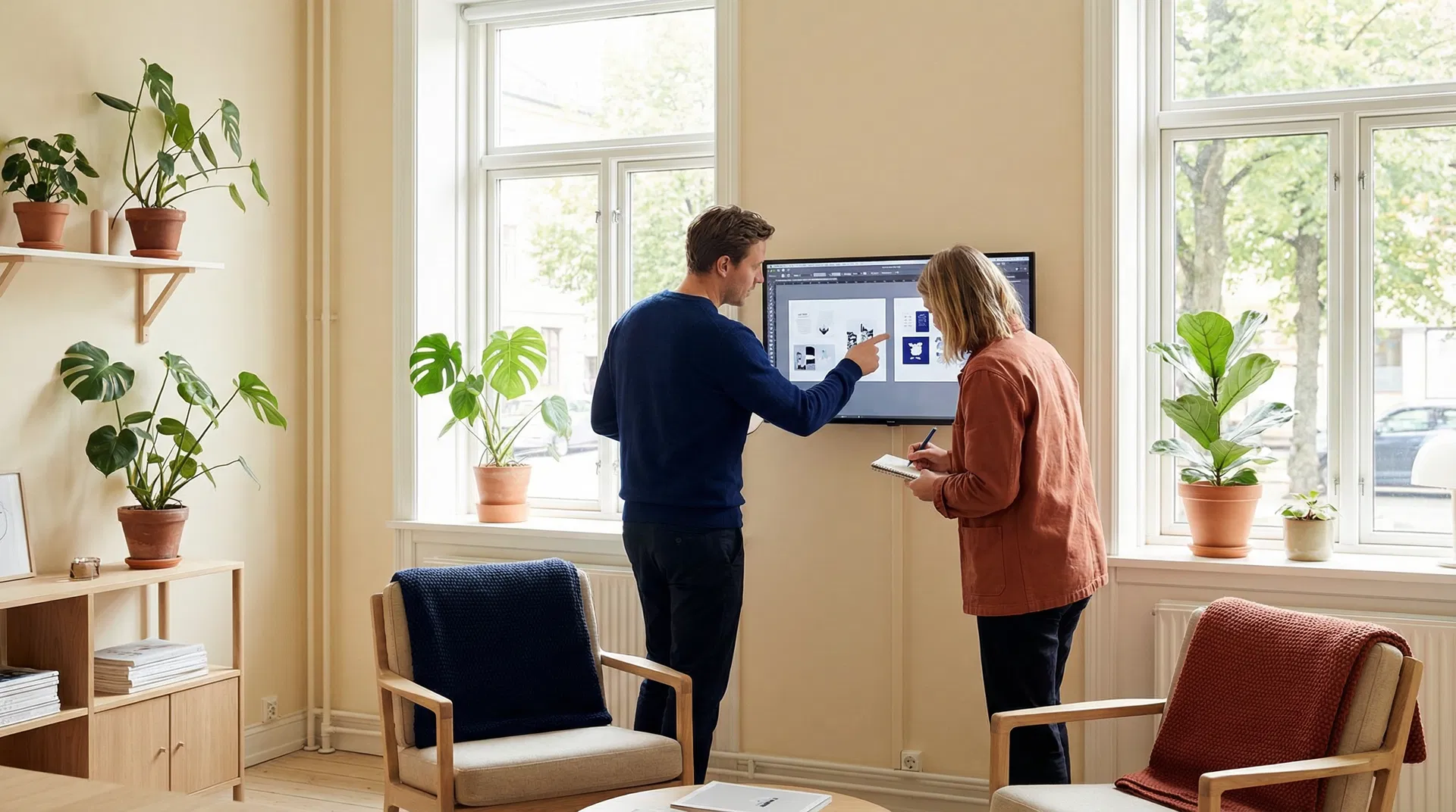 Strategimöte och planering av innehåll