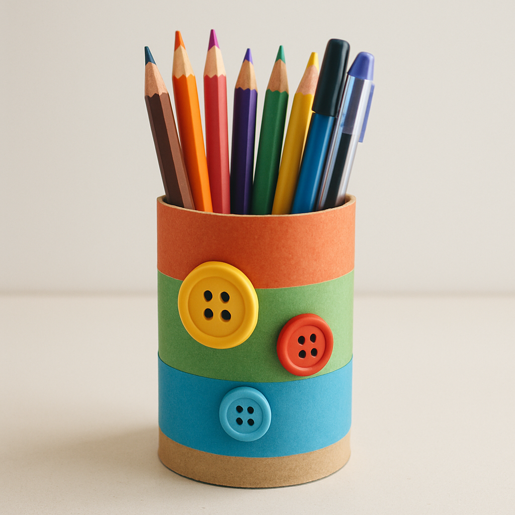 Porta-Lápis ou Canetas Artesanal