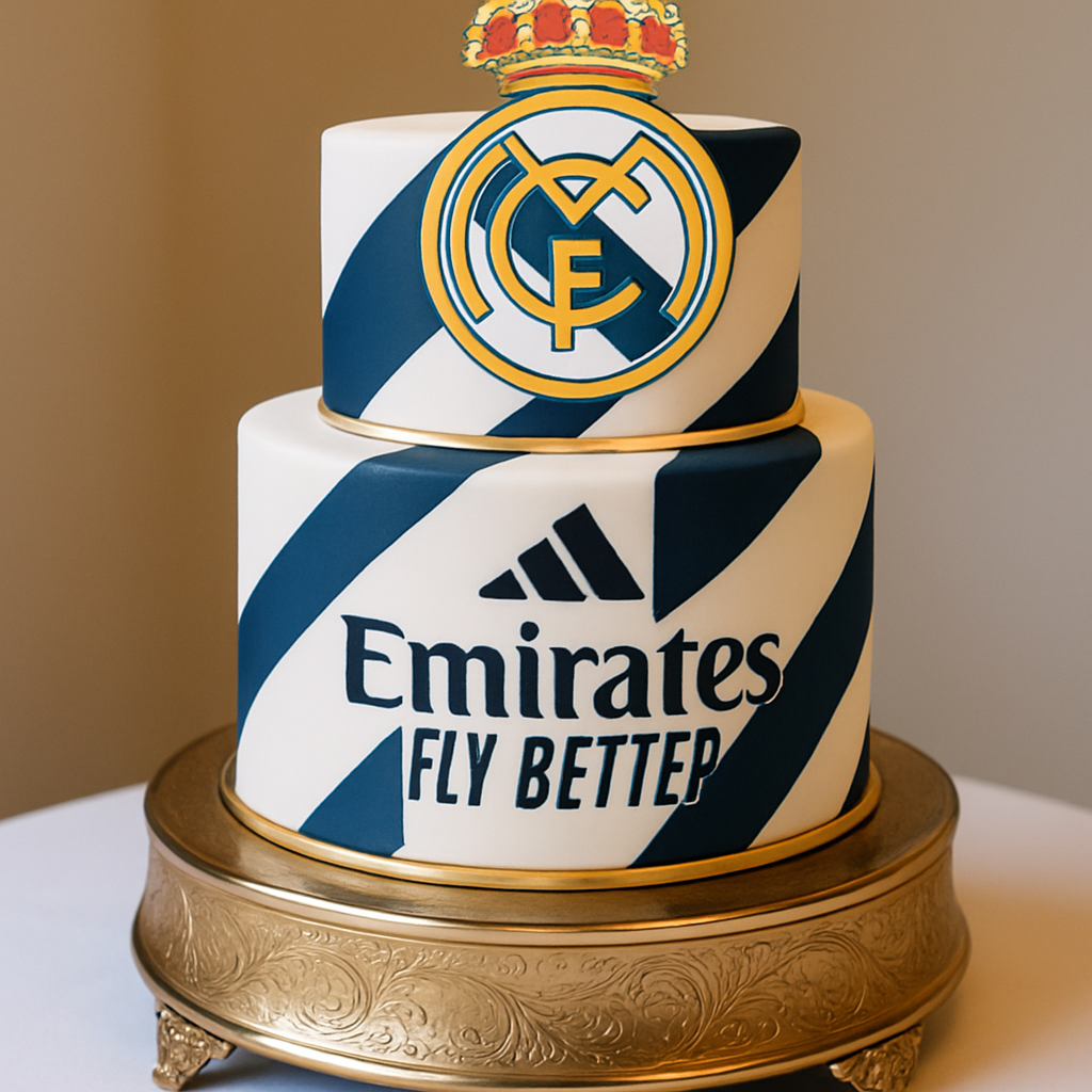 Bolo Real Madrid Modernidade Merengue