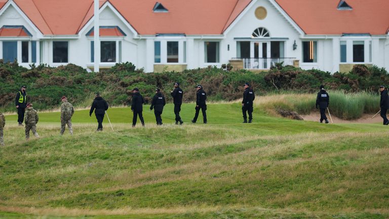Security operations at Turnberry