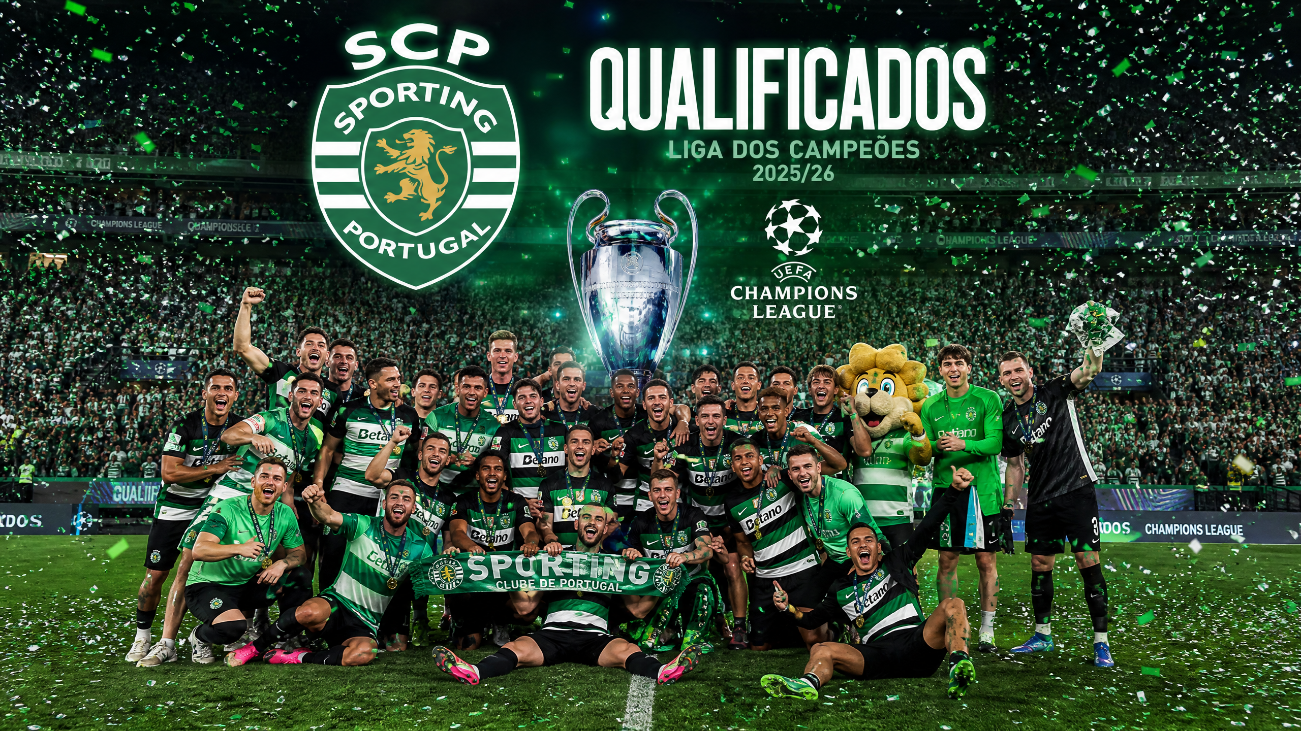 Sporting CP Qualificado para a Champions League