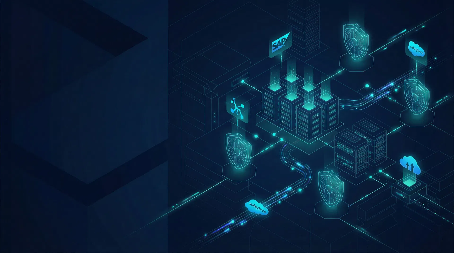 SAP und Salesforce Systemarchitektur – IT-Consulting Visualisierung