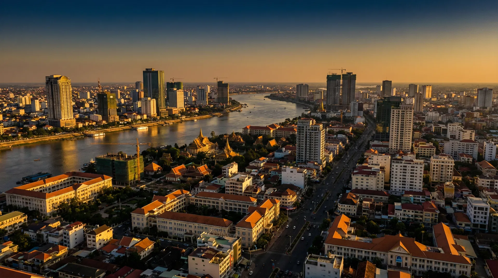 Phnom Penh cityscape