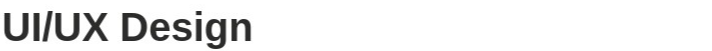 UI/UX Design