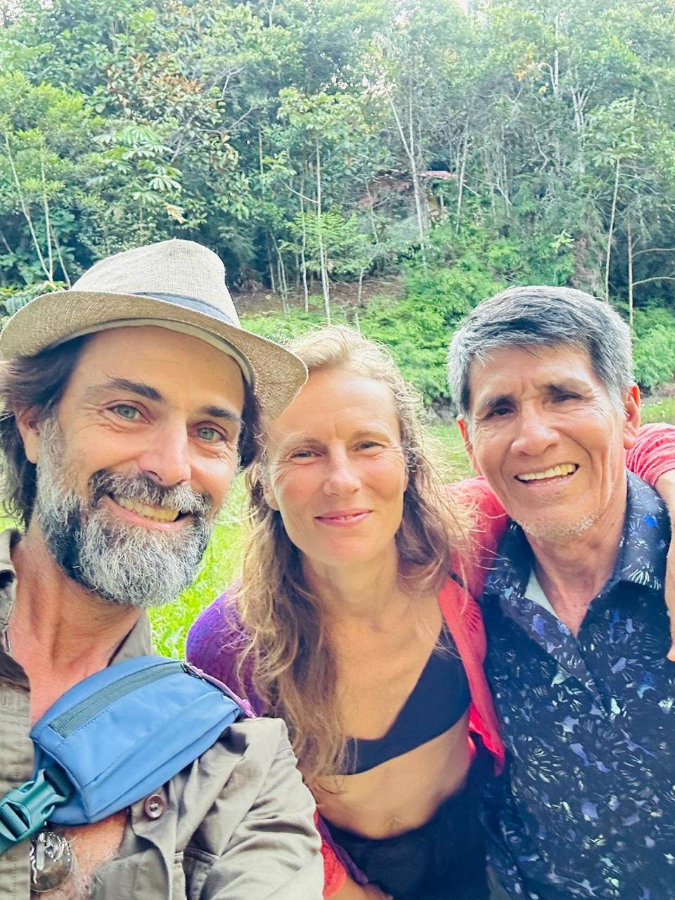 Traditional Amazonian architecture at Ayaruna