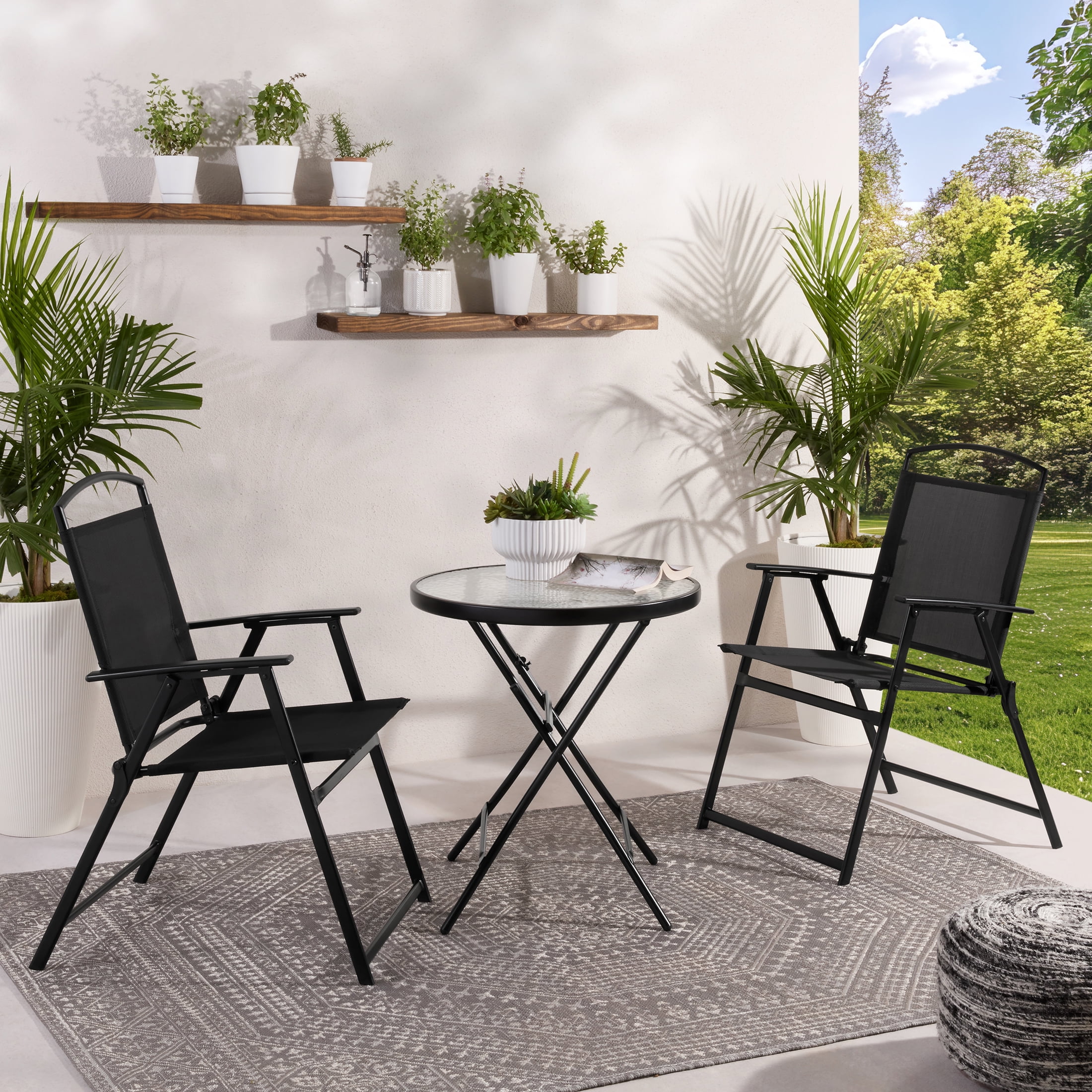 3-Piece Folding Bistro Set