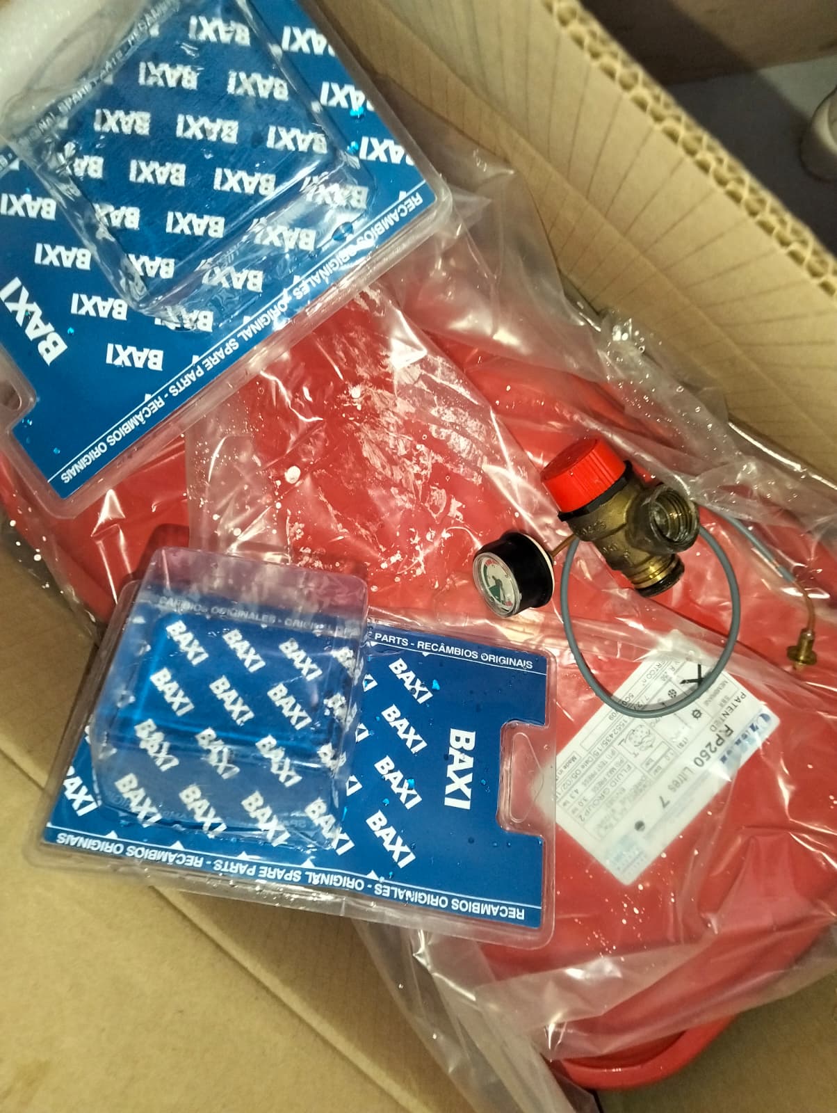 Vasos de expansión — instalación caldera