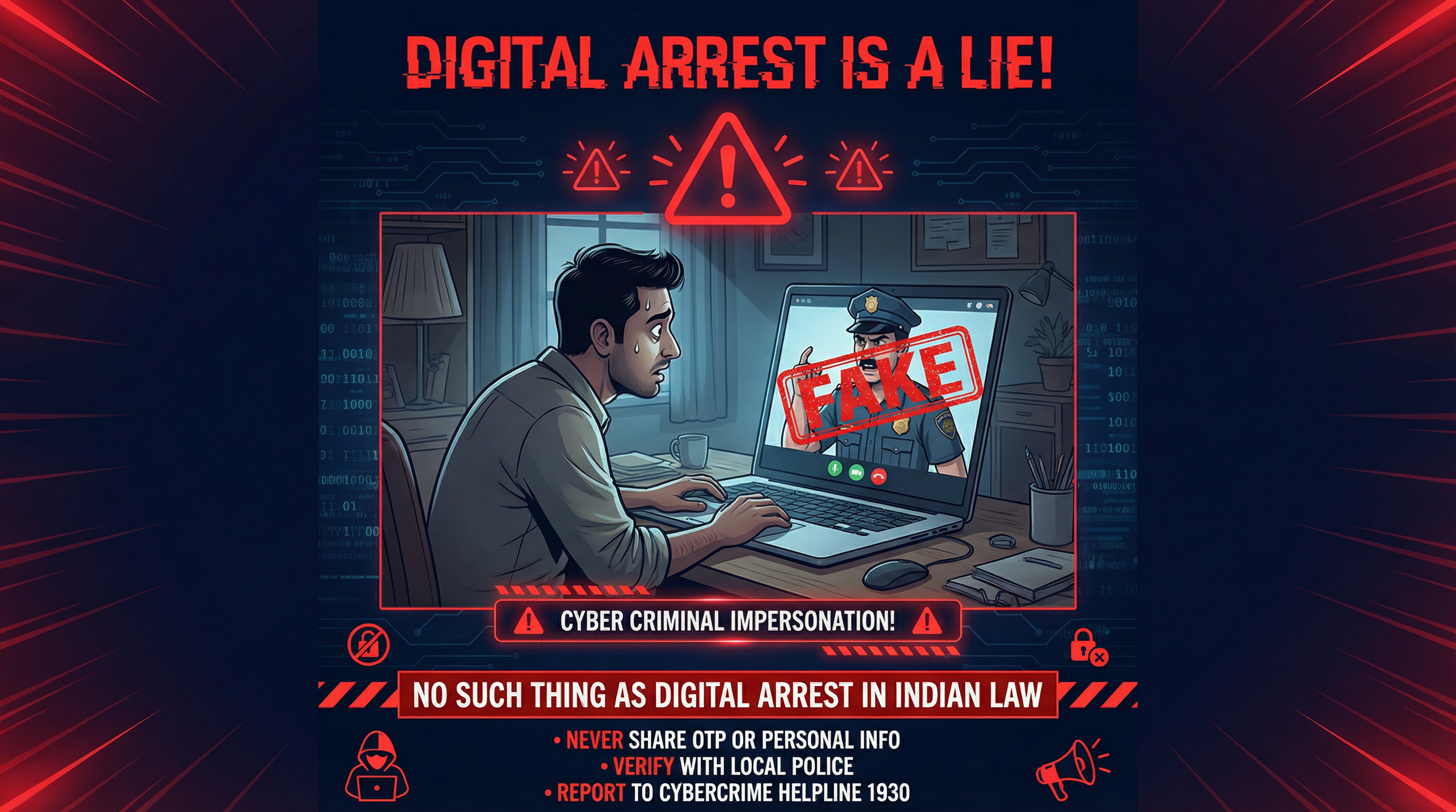 Digital Arrest is a LIE!