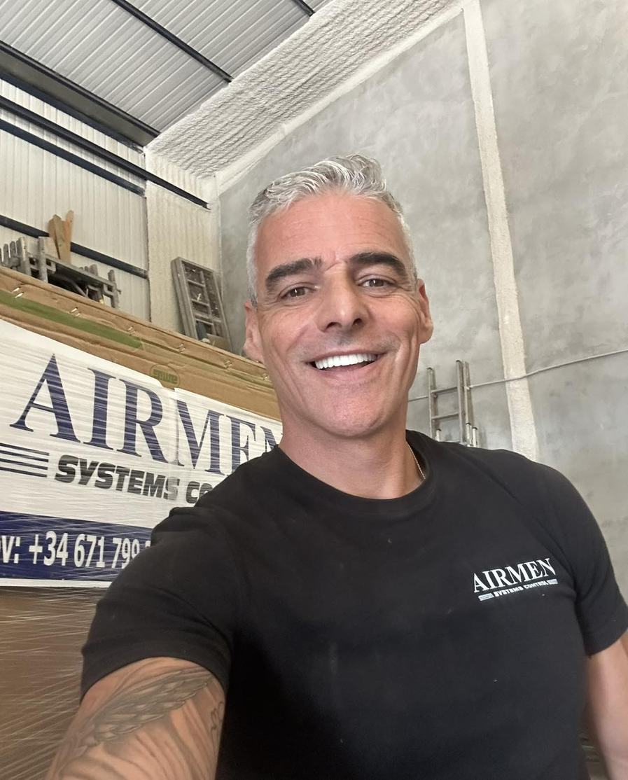 AIRMEN Team - Omar with Company Van