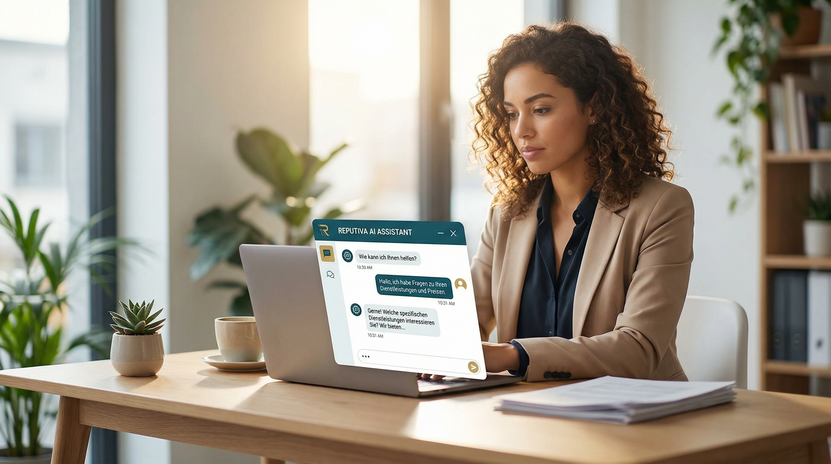 Reputiva Web & AI Studio Arbeitsplatz
