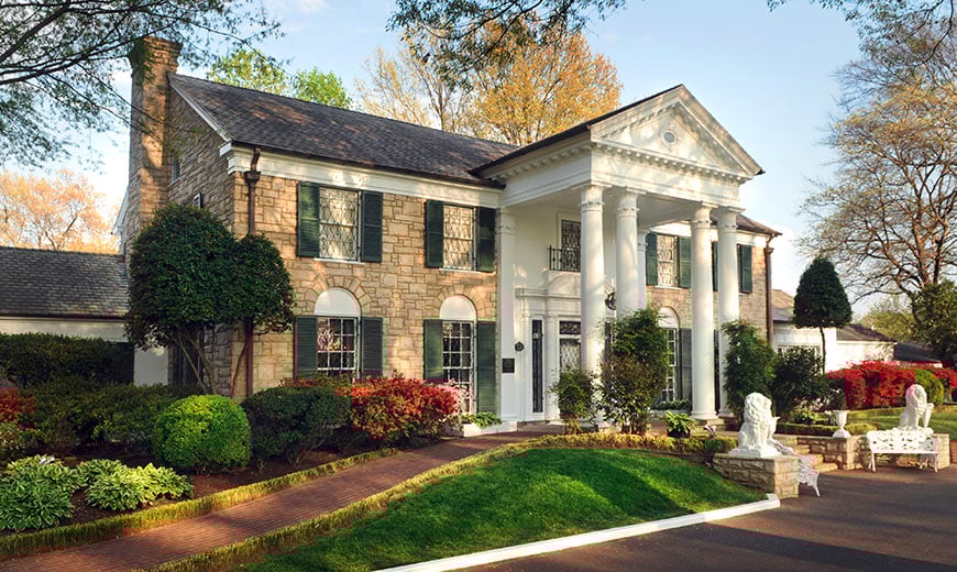 Graceland — Elvis Presley's home in Memphis, Tennessee