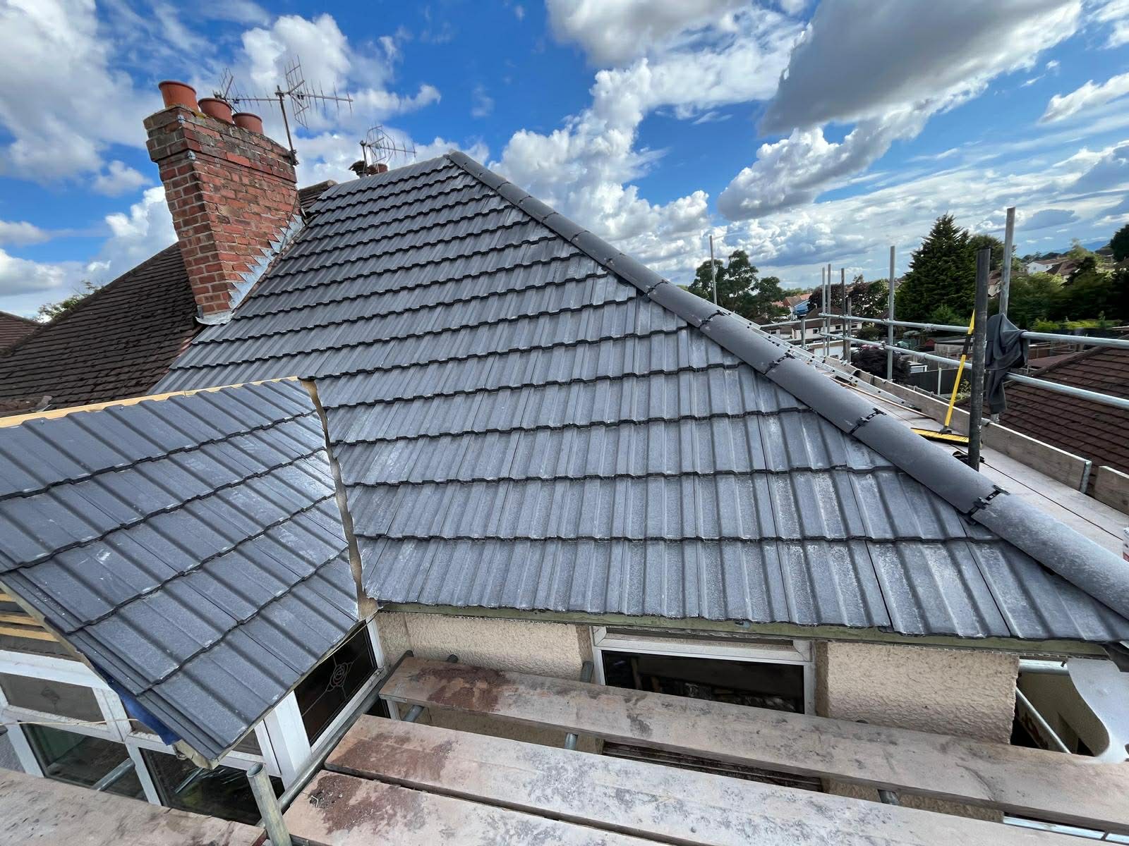 New roof tile installation by AGN Group Bilston