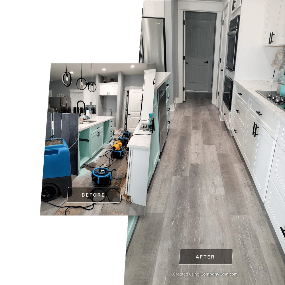 Fire damage restoration — commercial building exterior