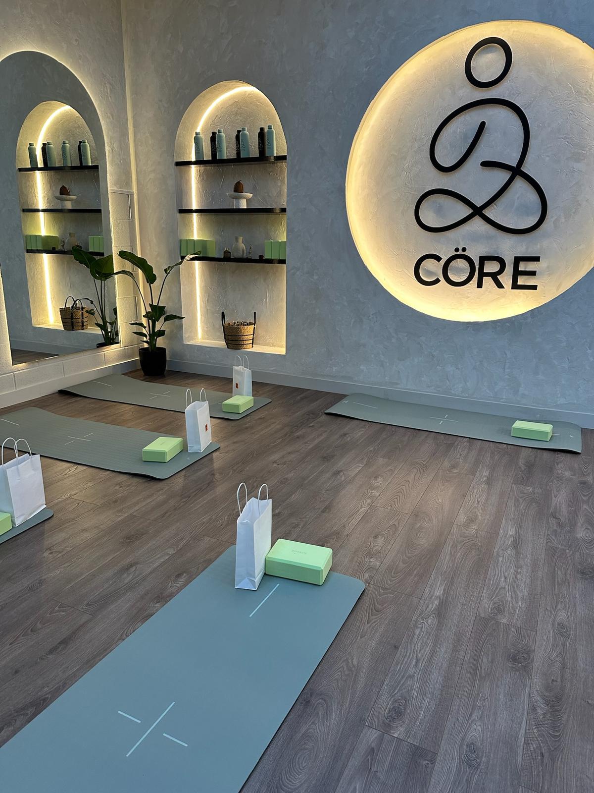 Cöre Studio mat room setup