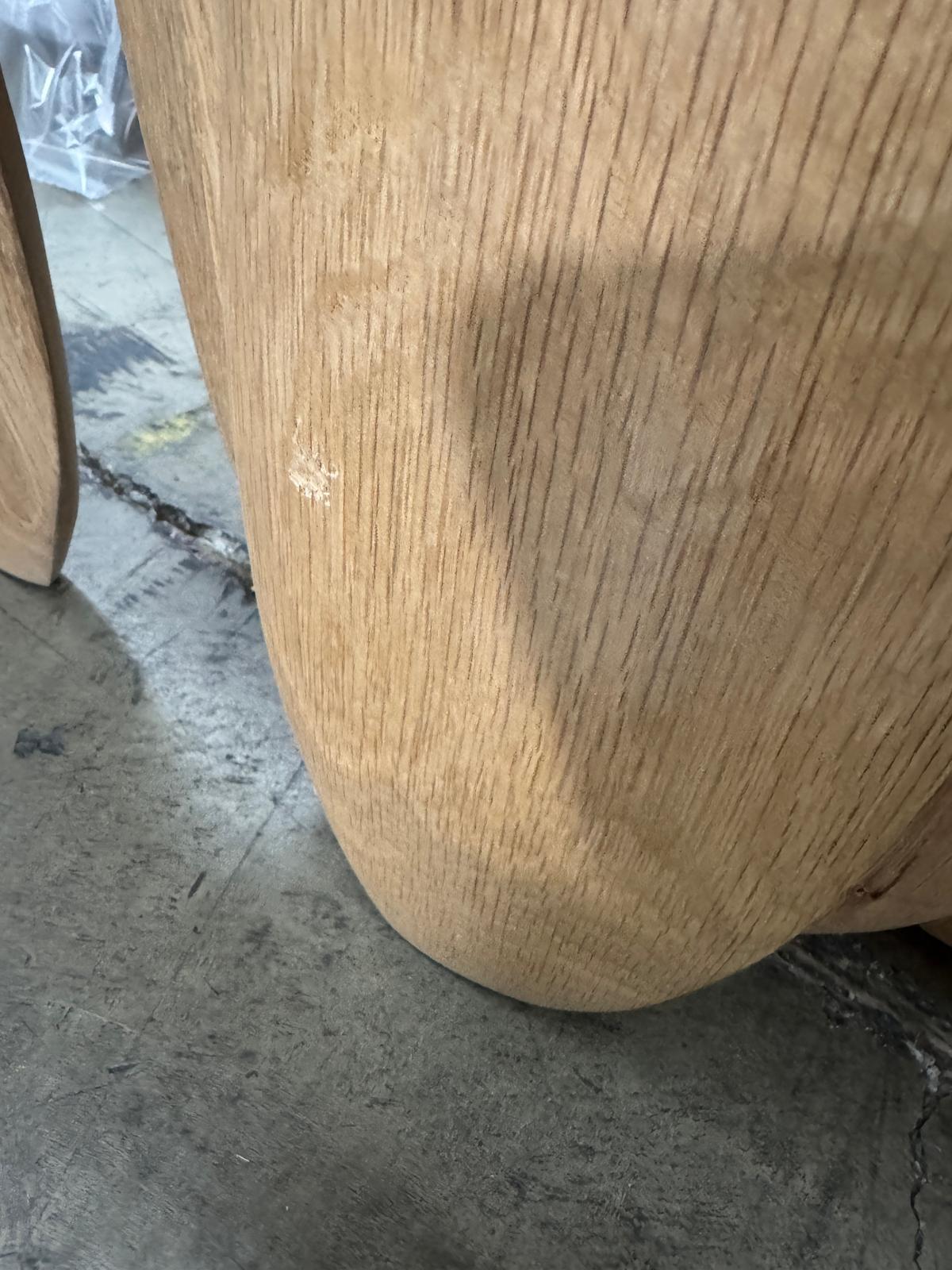 Oak Table Base Sanding — 1 of 4
