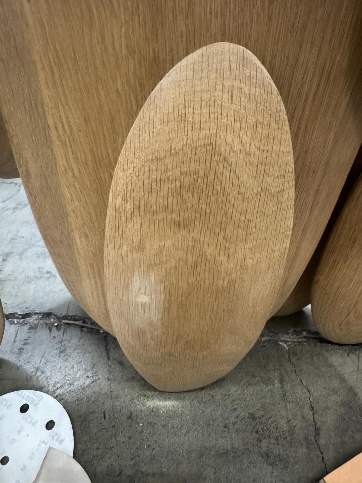 Oak Table Base Sanding — 3 of 4