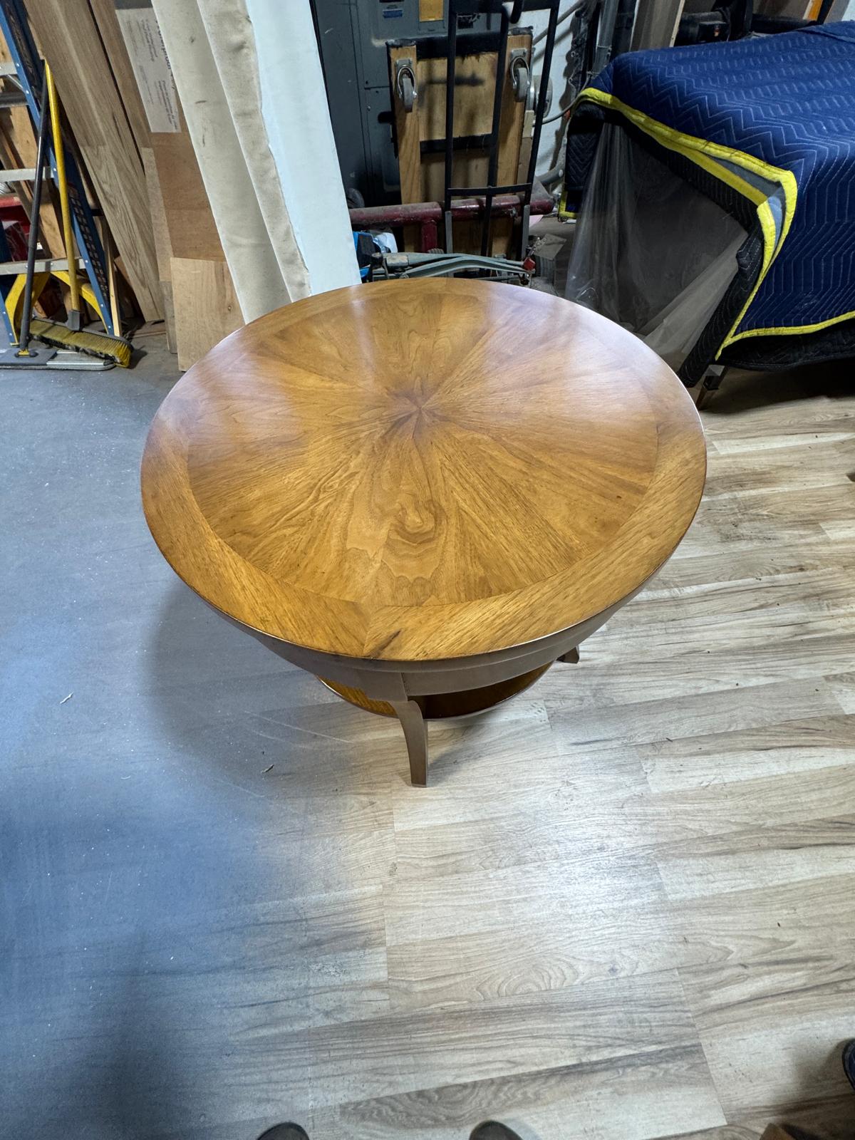 Round Walnut Table — 6 of 6