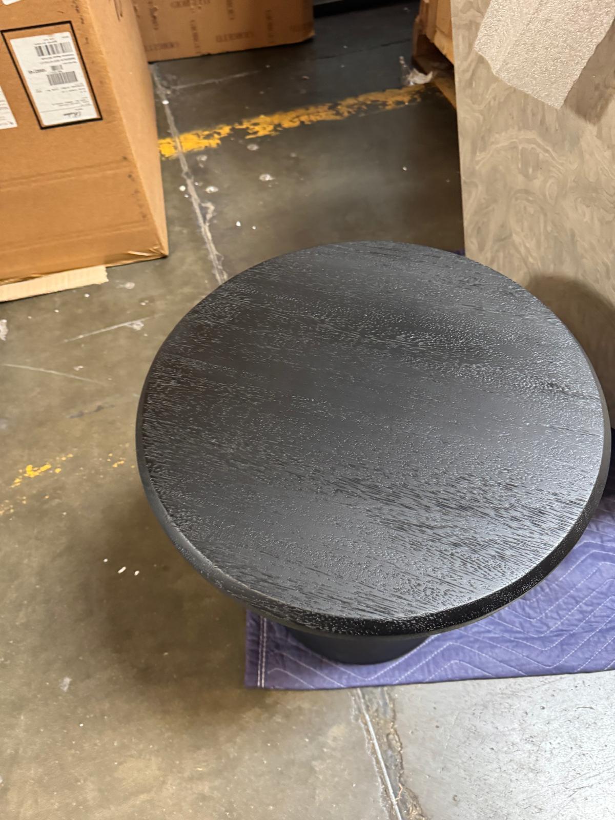 Black Pedestal Table — 4 of 4