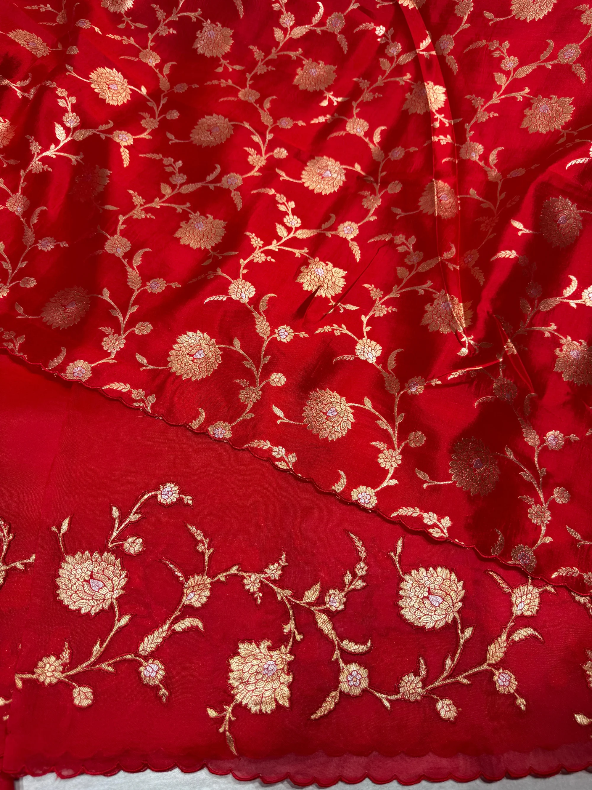 Designer Organza Saree SM098 - Image 3