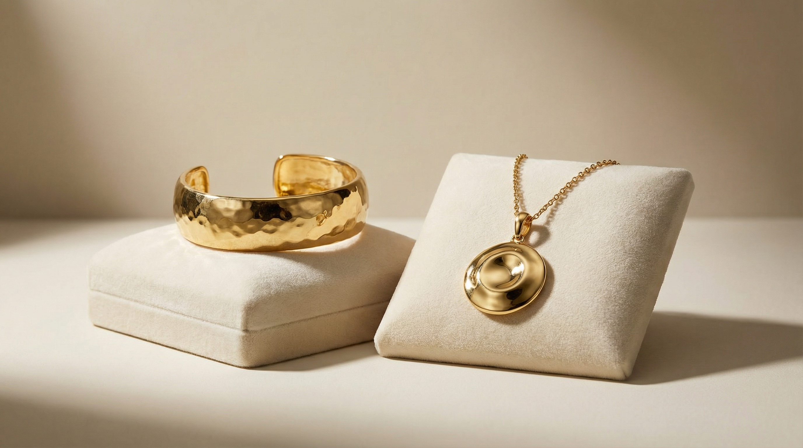 Rhodium plated jewellery