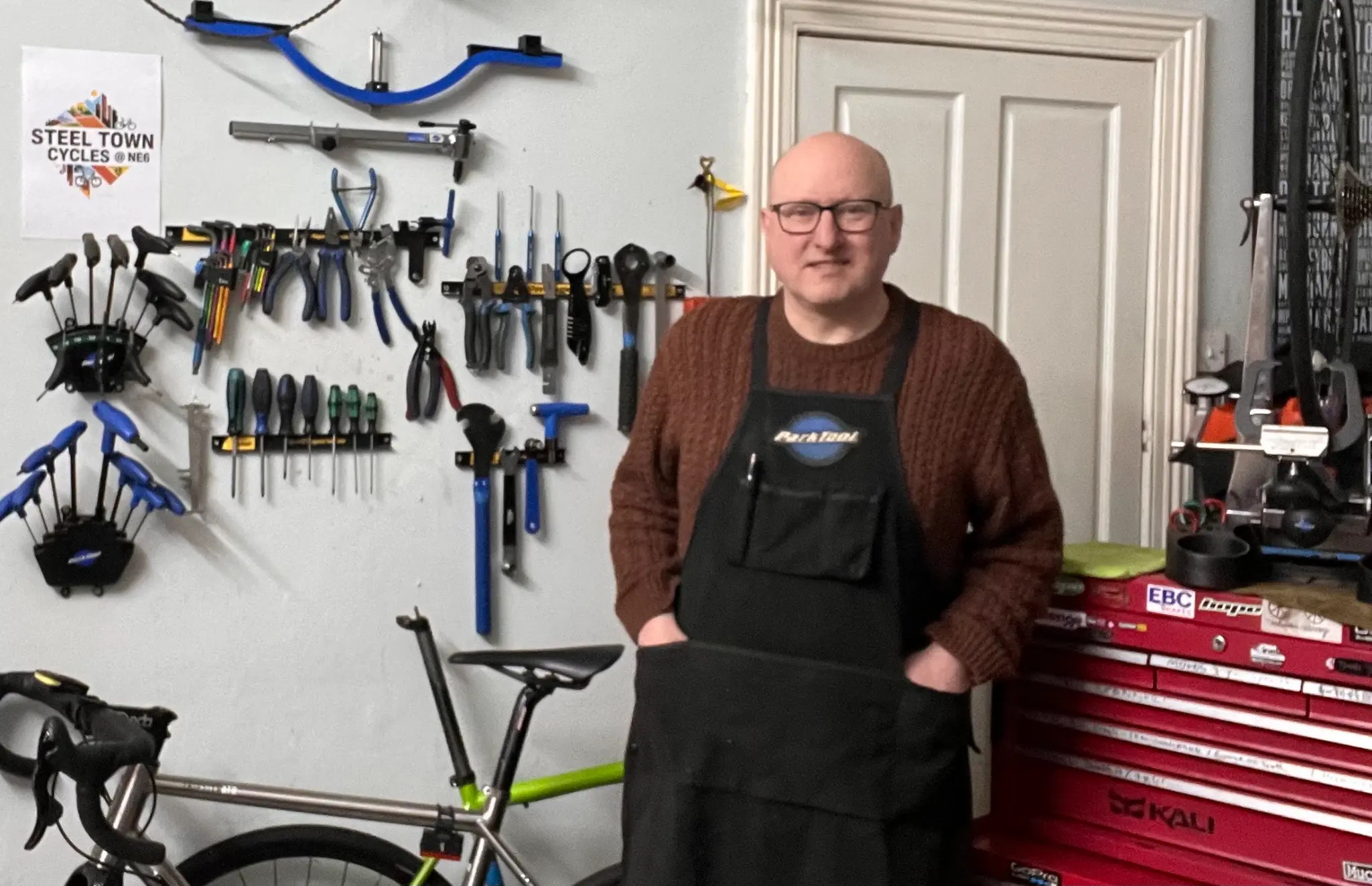 Jonathan - Cytech certified bicycle mechanic at Steel Town Cycles, Heaton