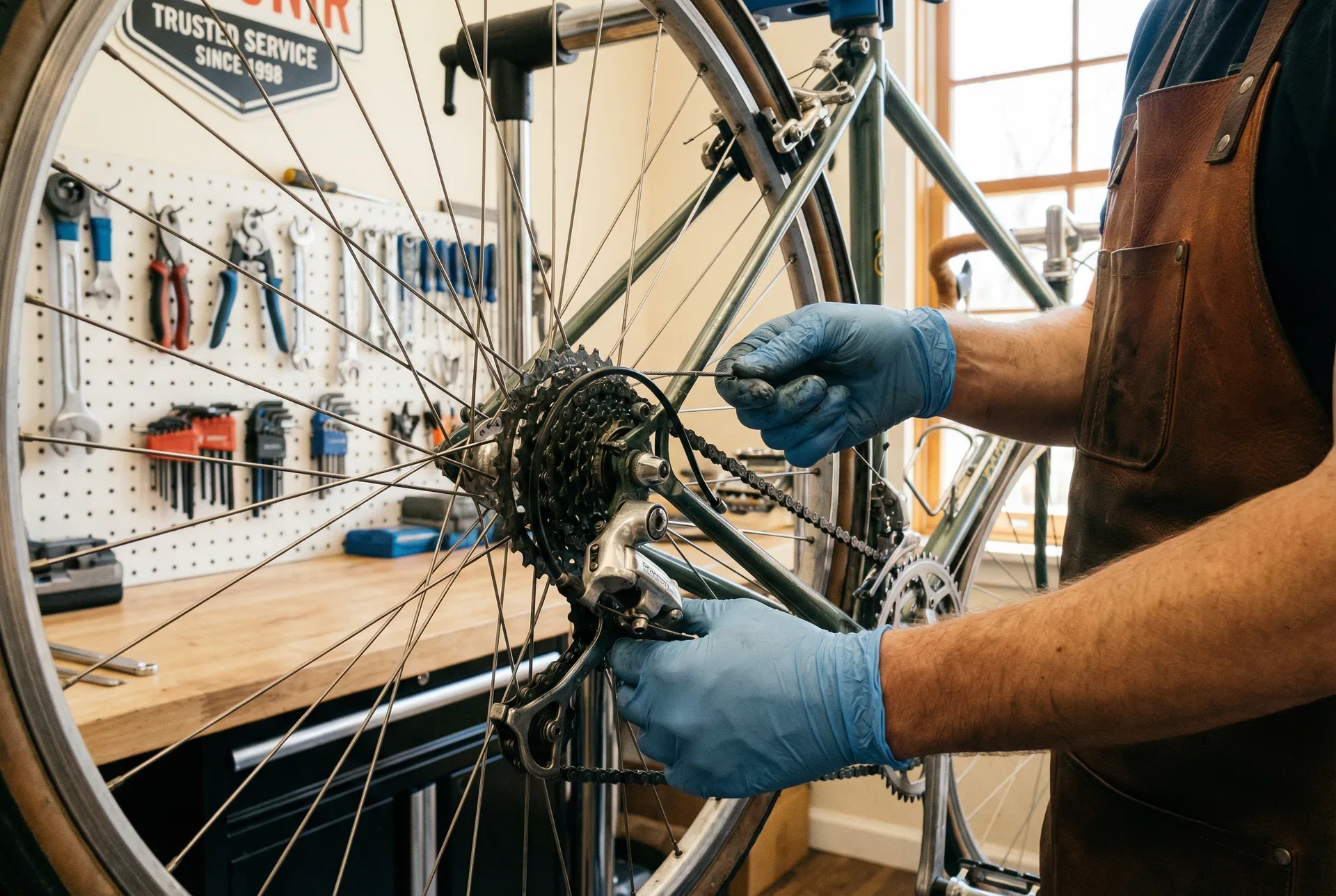 Bronze Service - bicycle clean & adjust service