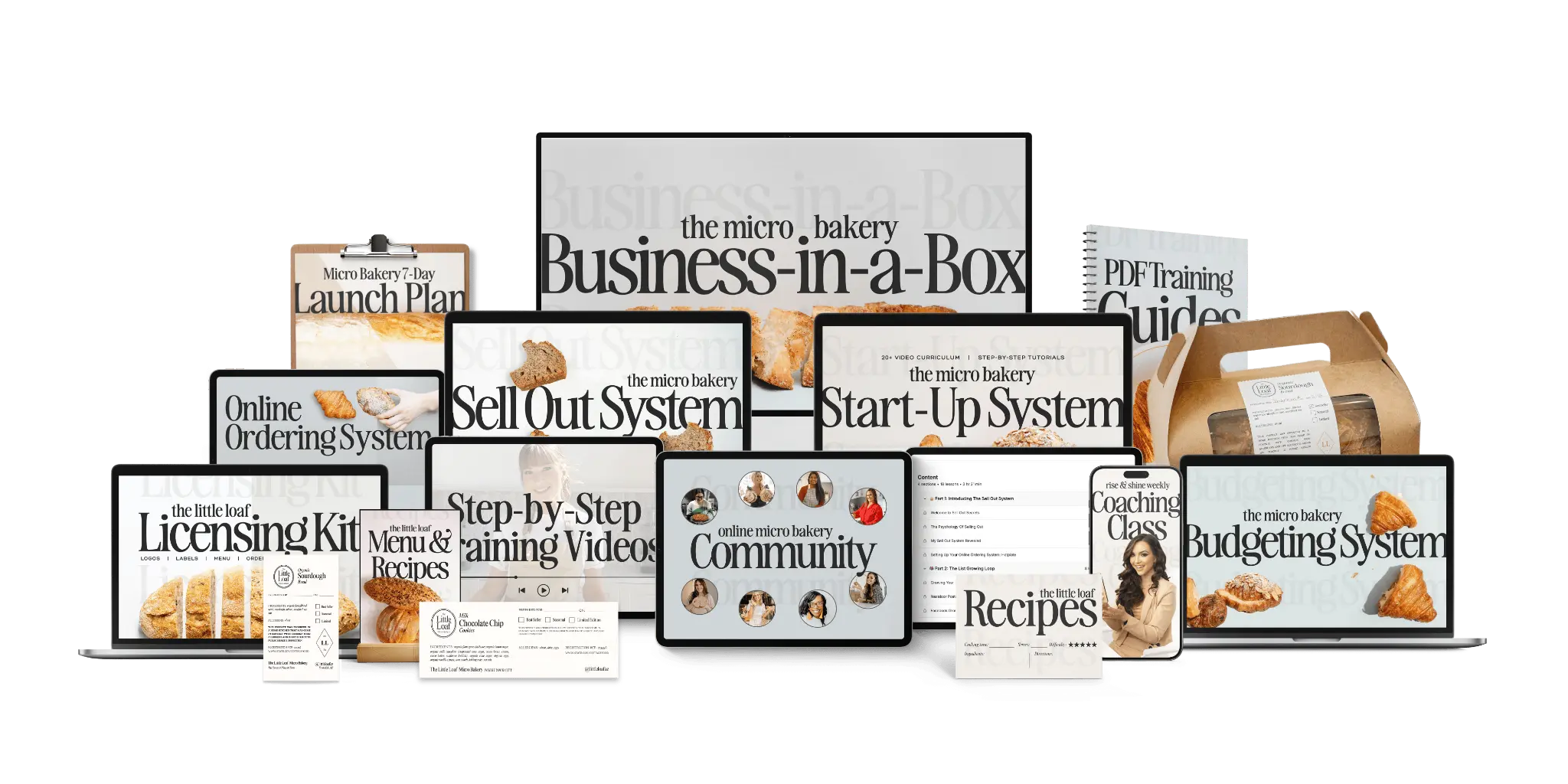 Micro Bakery Business-in-a-Box — complete product stack