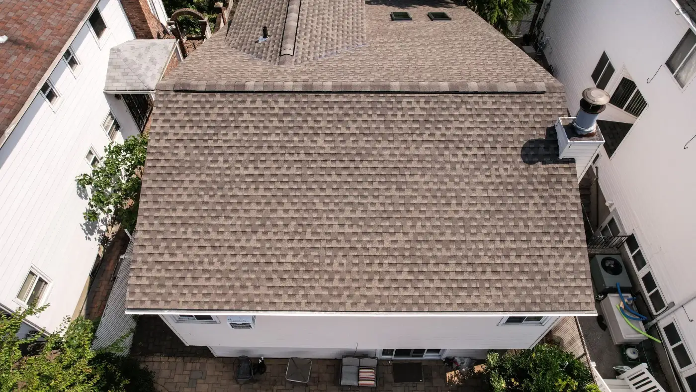 New architectural shingle roof installed by Pro Roofing Systems in Austin TX