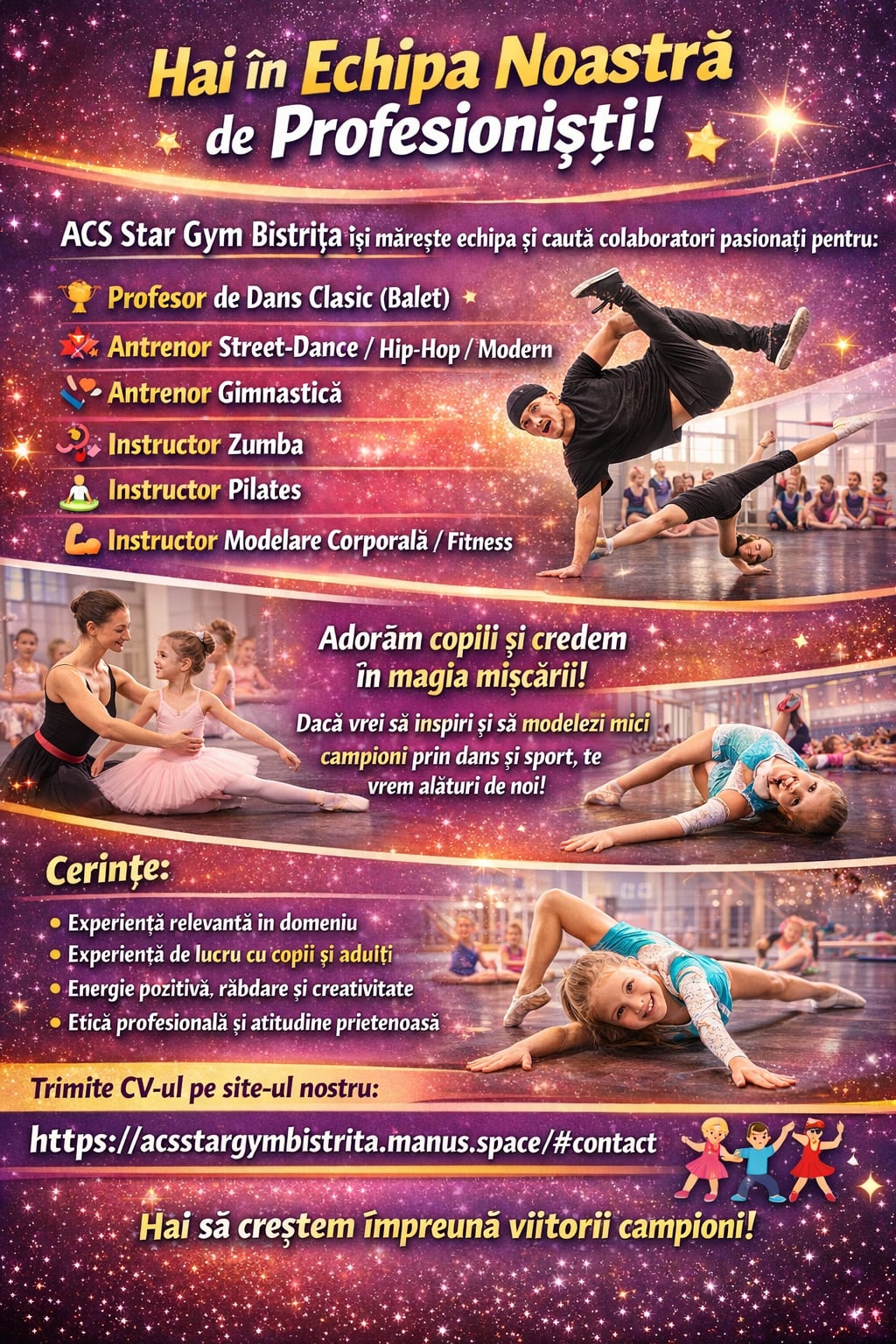 Star Gym Careers - Hai în Echipa Noastră