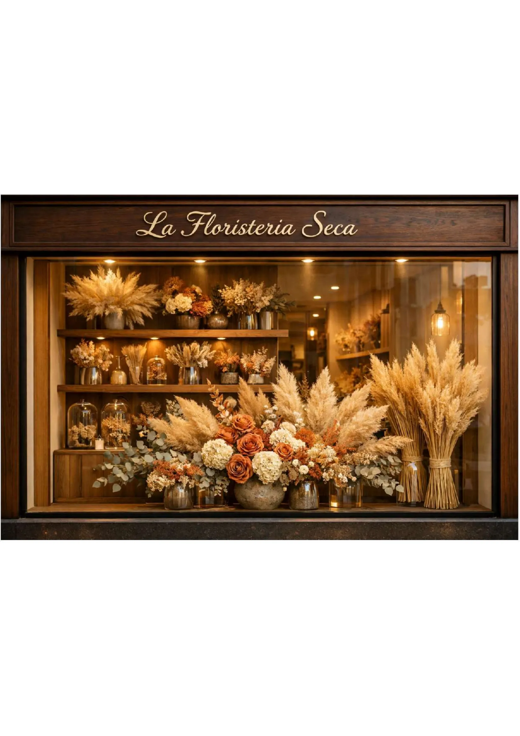Escaparate La Floristería Seca