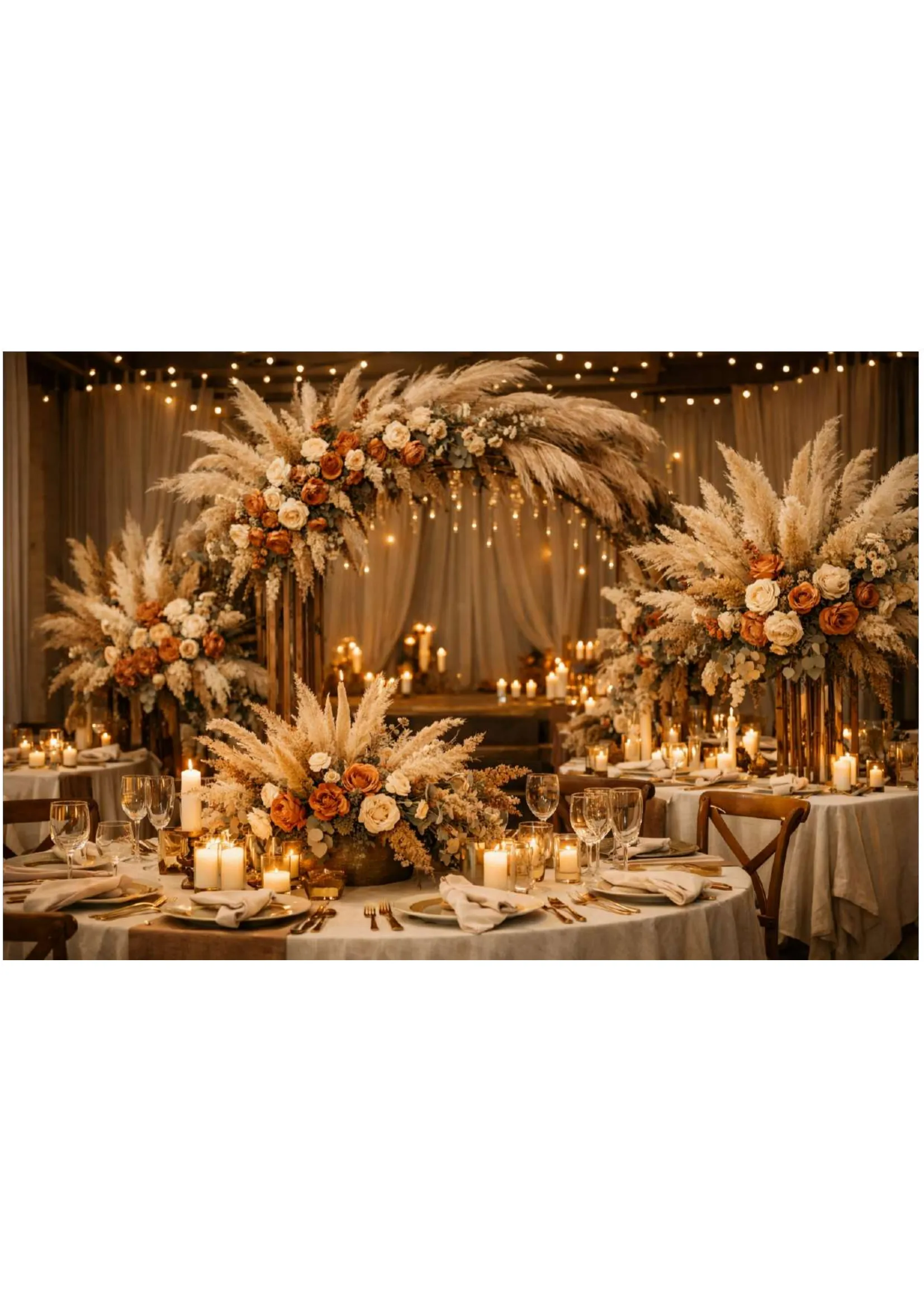 Decoración floral para eventos