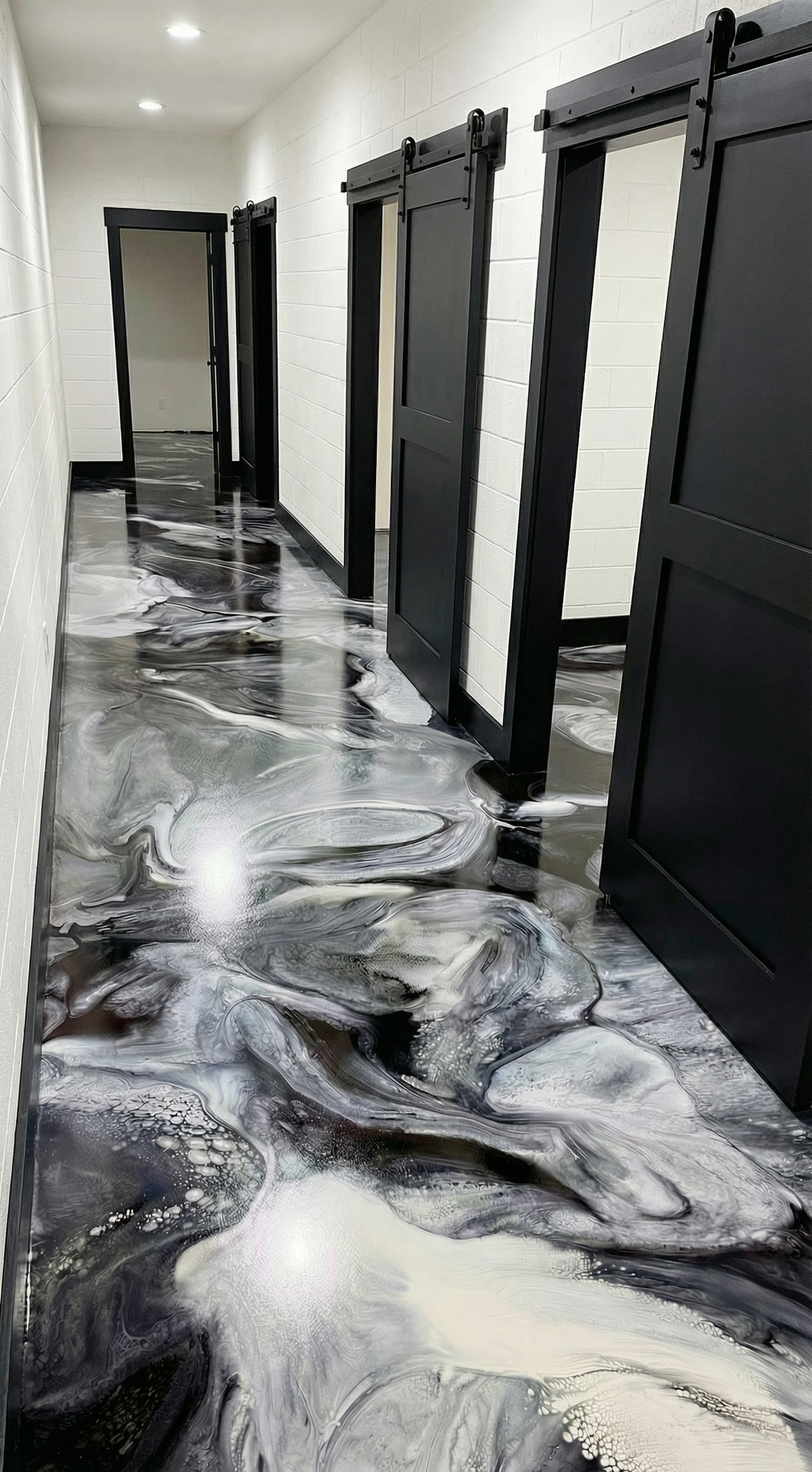 Black & Silver — Hallway