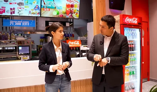 Diana Kurbanova at franchise event