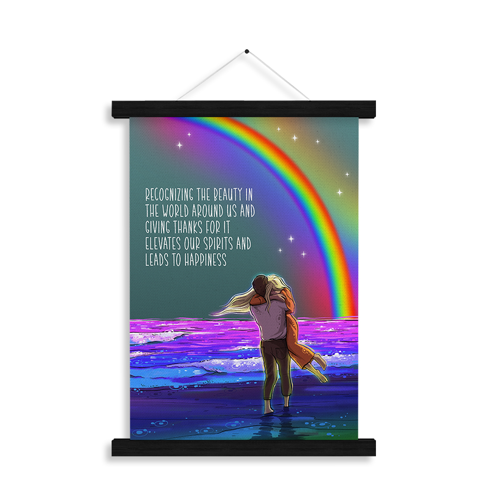 Recognizing the Beauty — "Recognizing the beauty in the world starts with a grateful heart" — Radiant Collection affirmation art