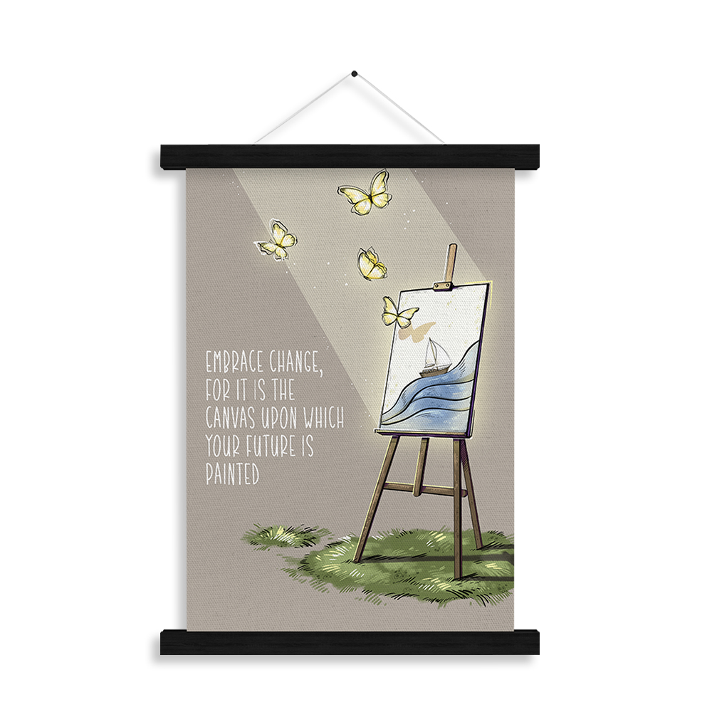 Your Future Is Painted — "Your future is painted with the brushstrokes of today's choices" — Genesis Collection affirmation art