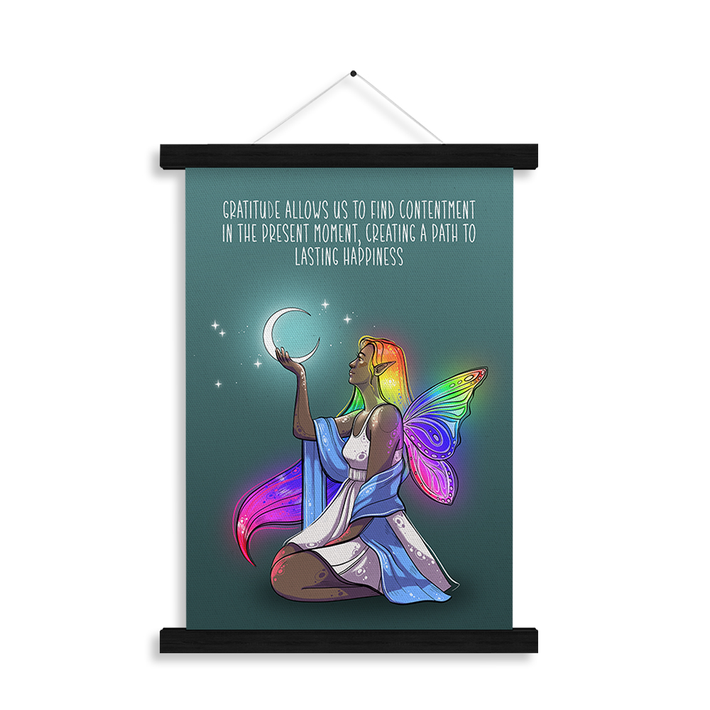 Gratitude Allows Us to Find — "Gratitude allows us to find beauty in the simplest moments" — Radiant Collection affirmation art