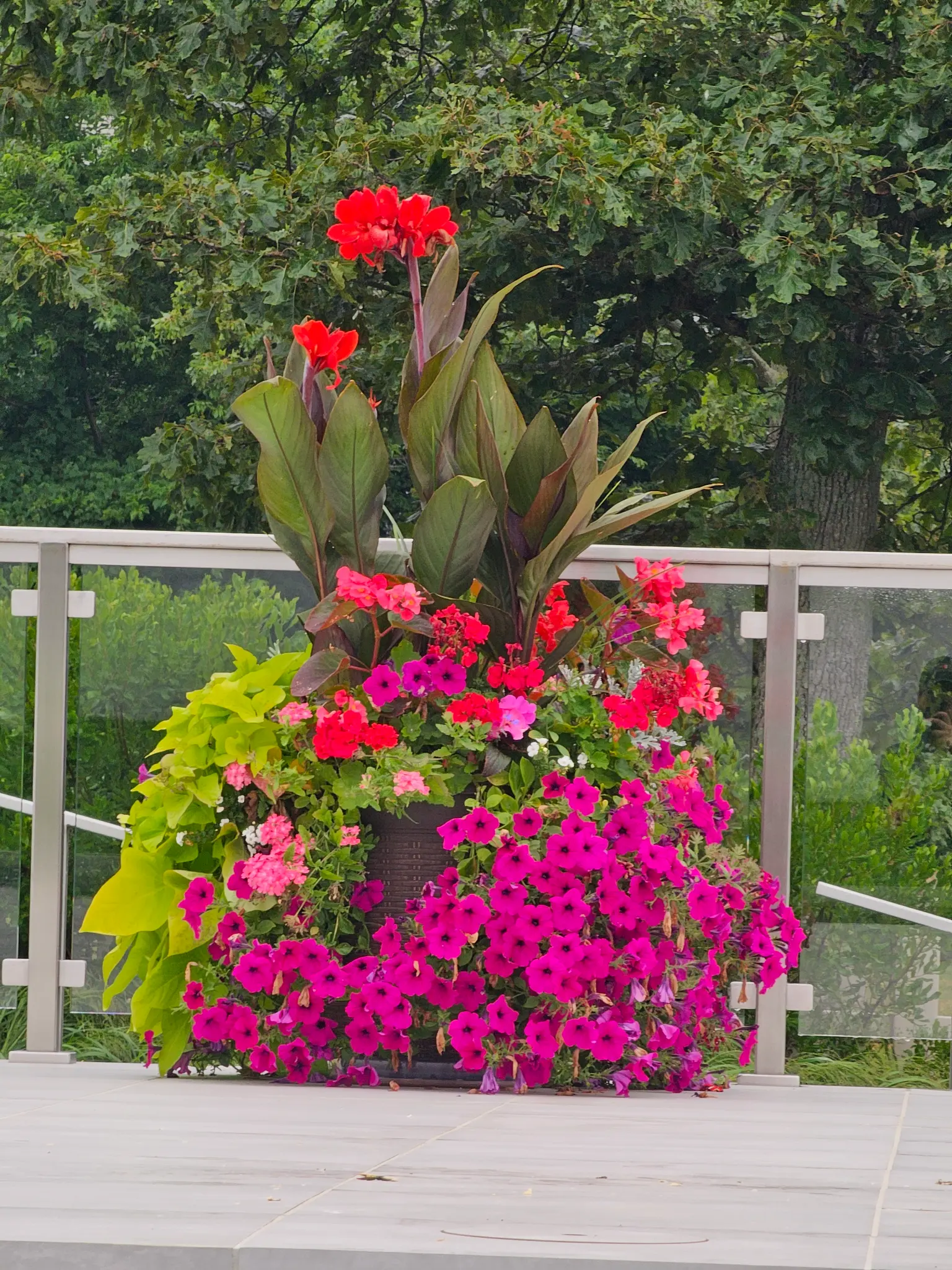 Great River — Summer Seasonal Container Display
