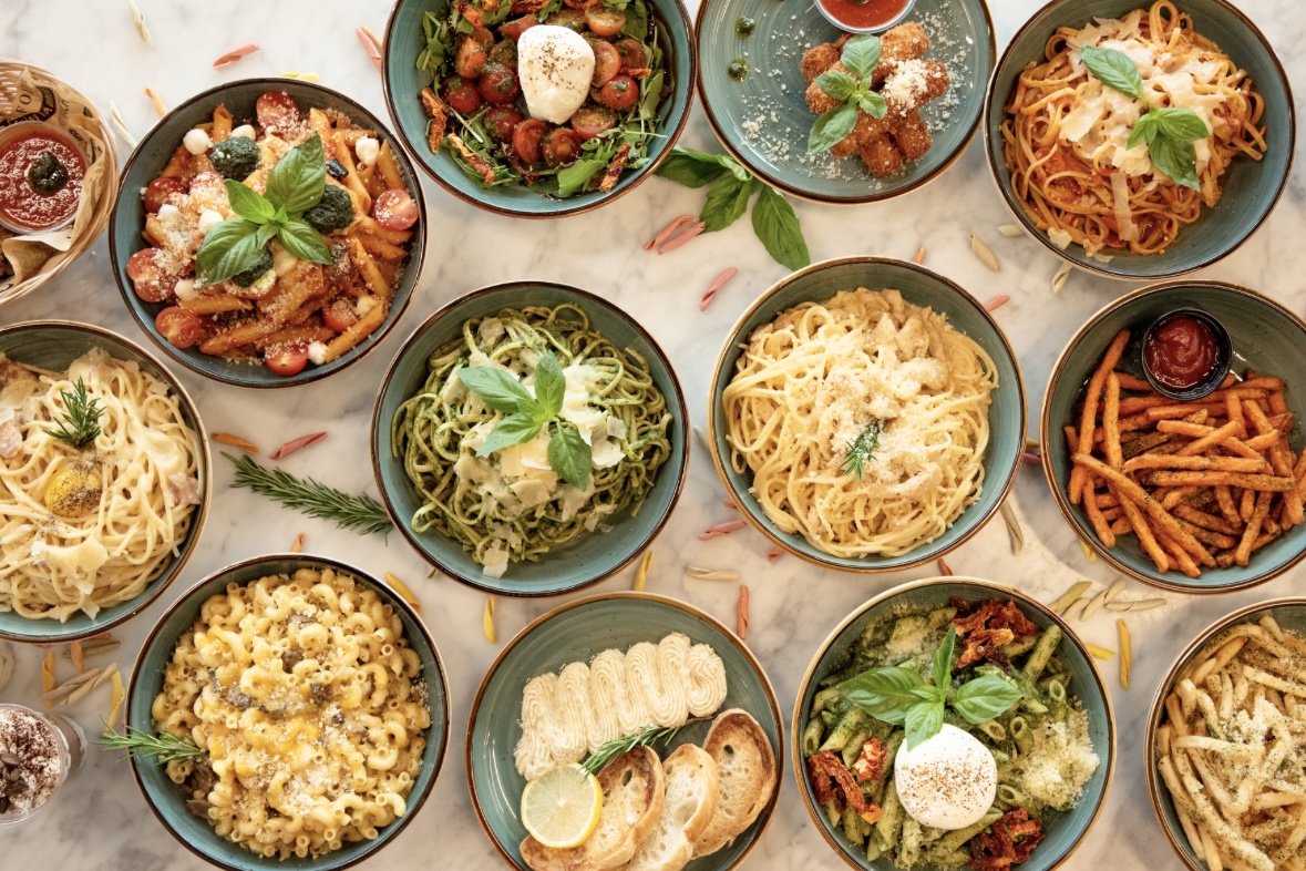 Delicious Italian pasta dishes at Pesto Pasta and More