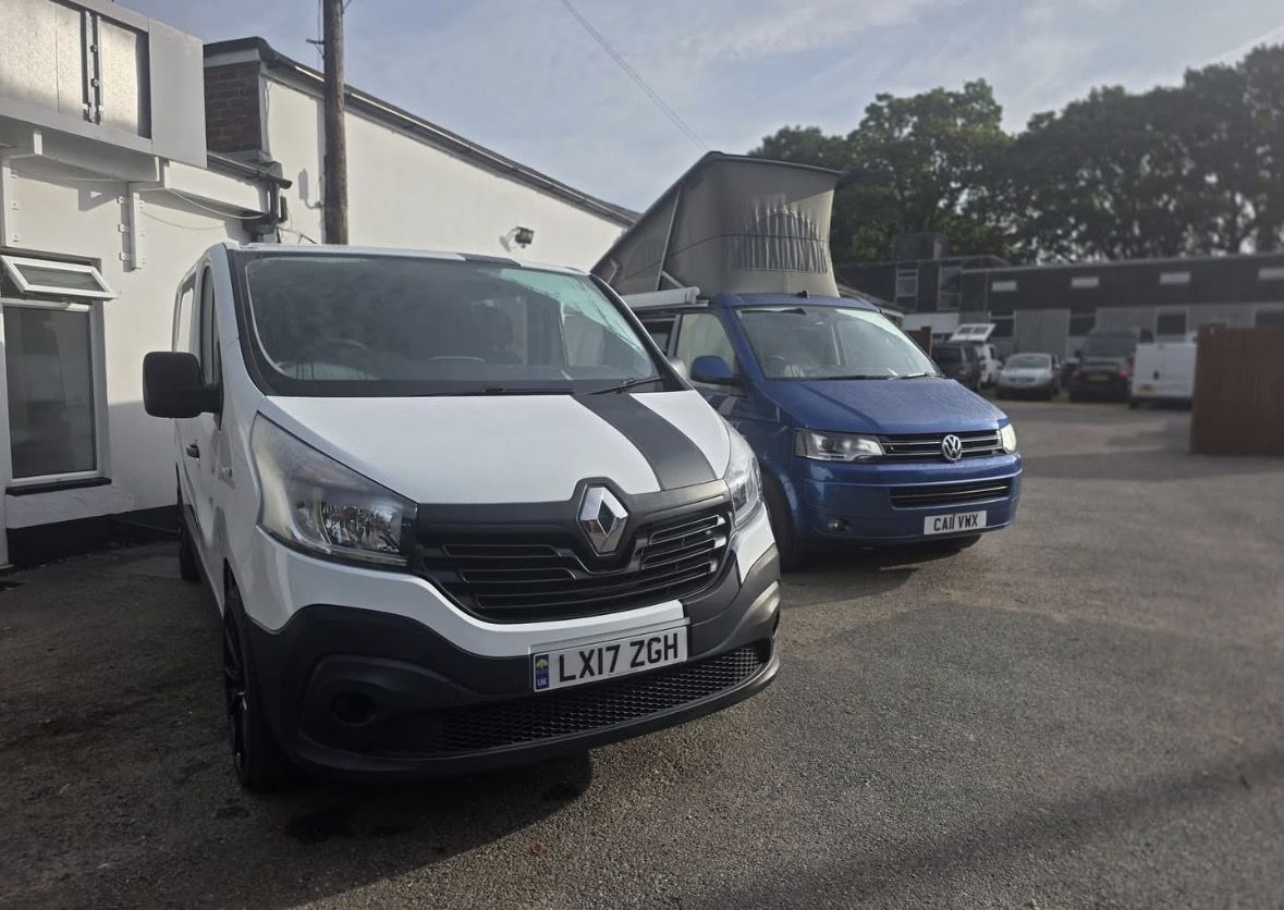 Mechanic at work in the AVS Bransgore workshop