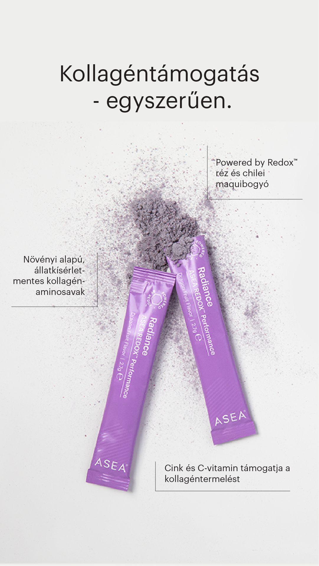 ASEA Radiance termék – Kollagéntámogatás