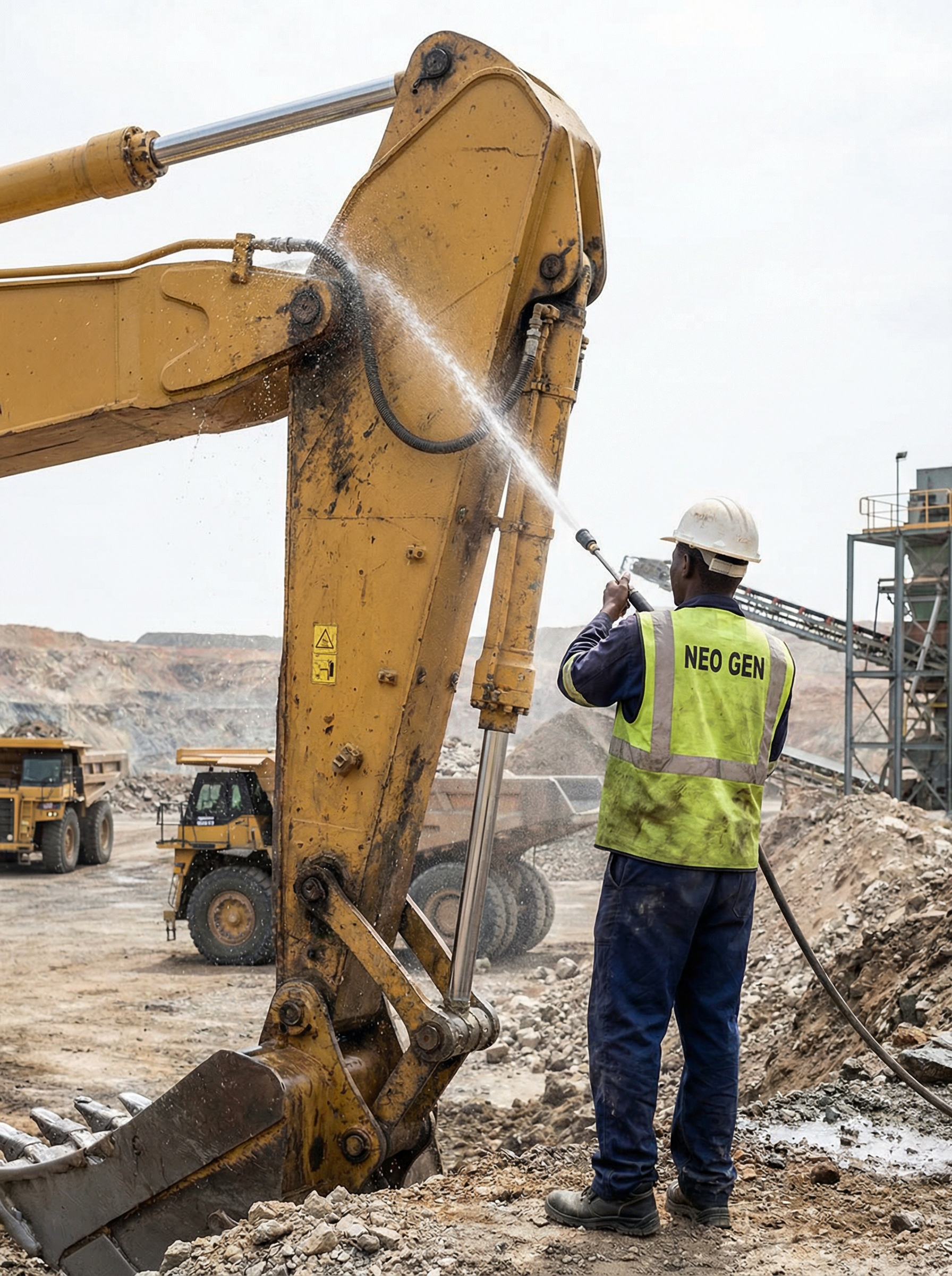 Neo Gen cleaning staff in office